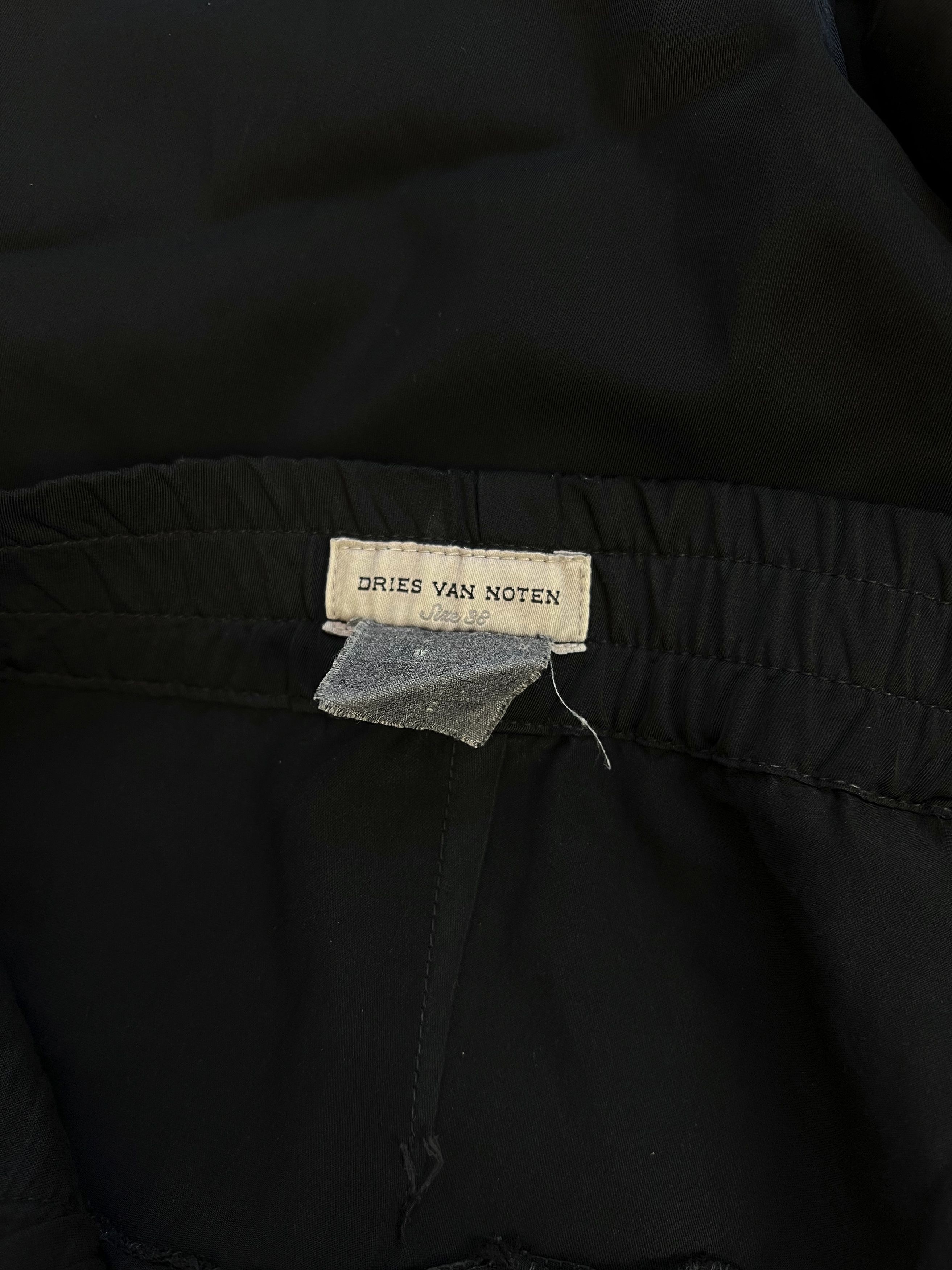 Dries Van Noten ⚡️QUICK SALE⚡️Dries Van Noten Black Trousers Pants Size 32" / US 10 / IT 46 - 3 Thumbnail