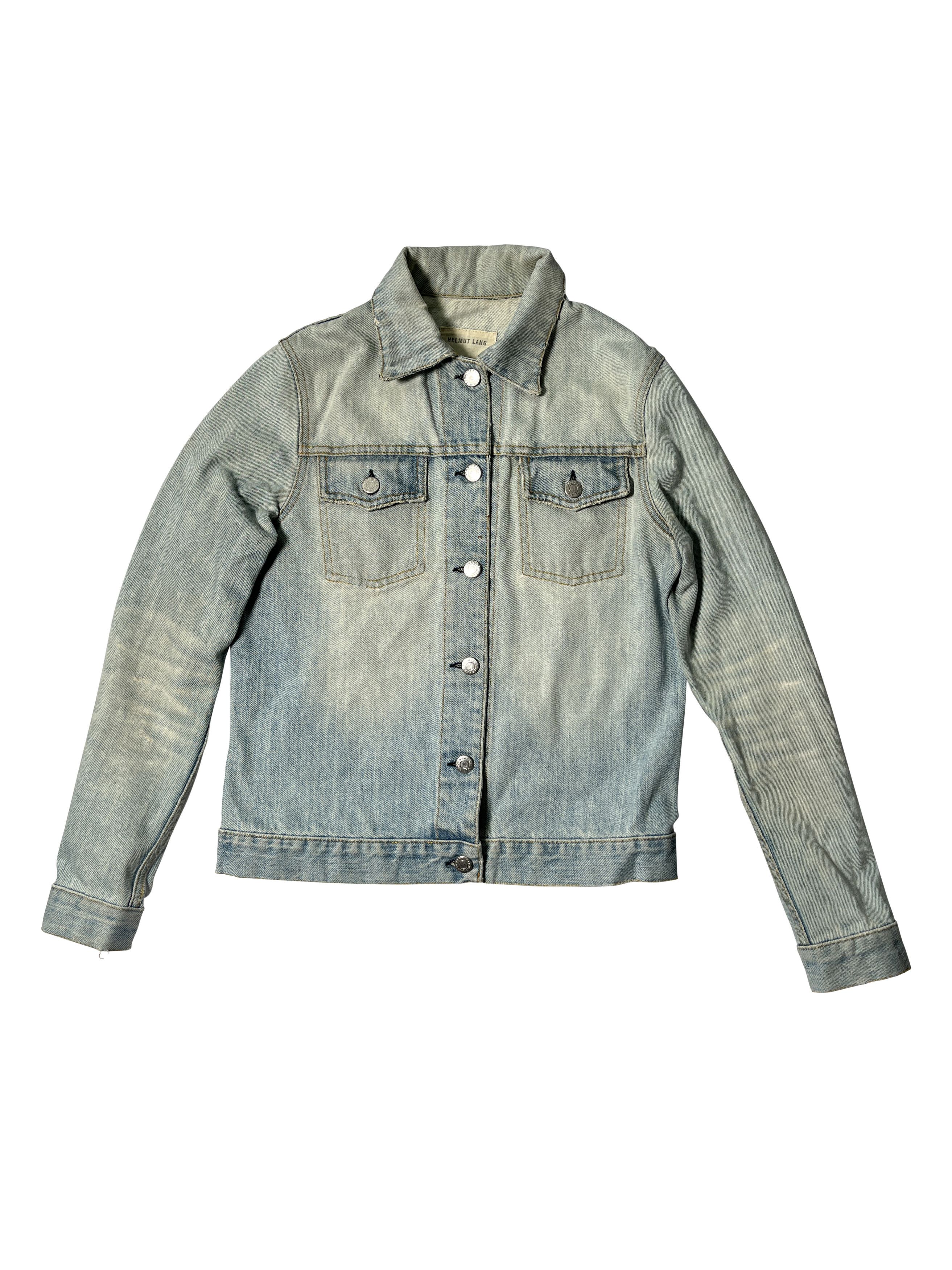 Helmut Lang Helmut Lang 99' Coated Denim Jacket | Grailed