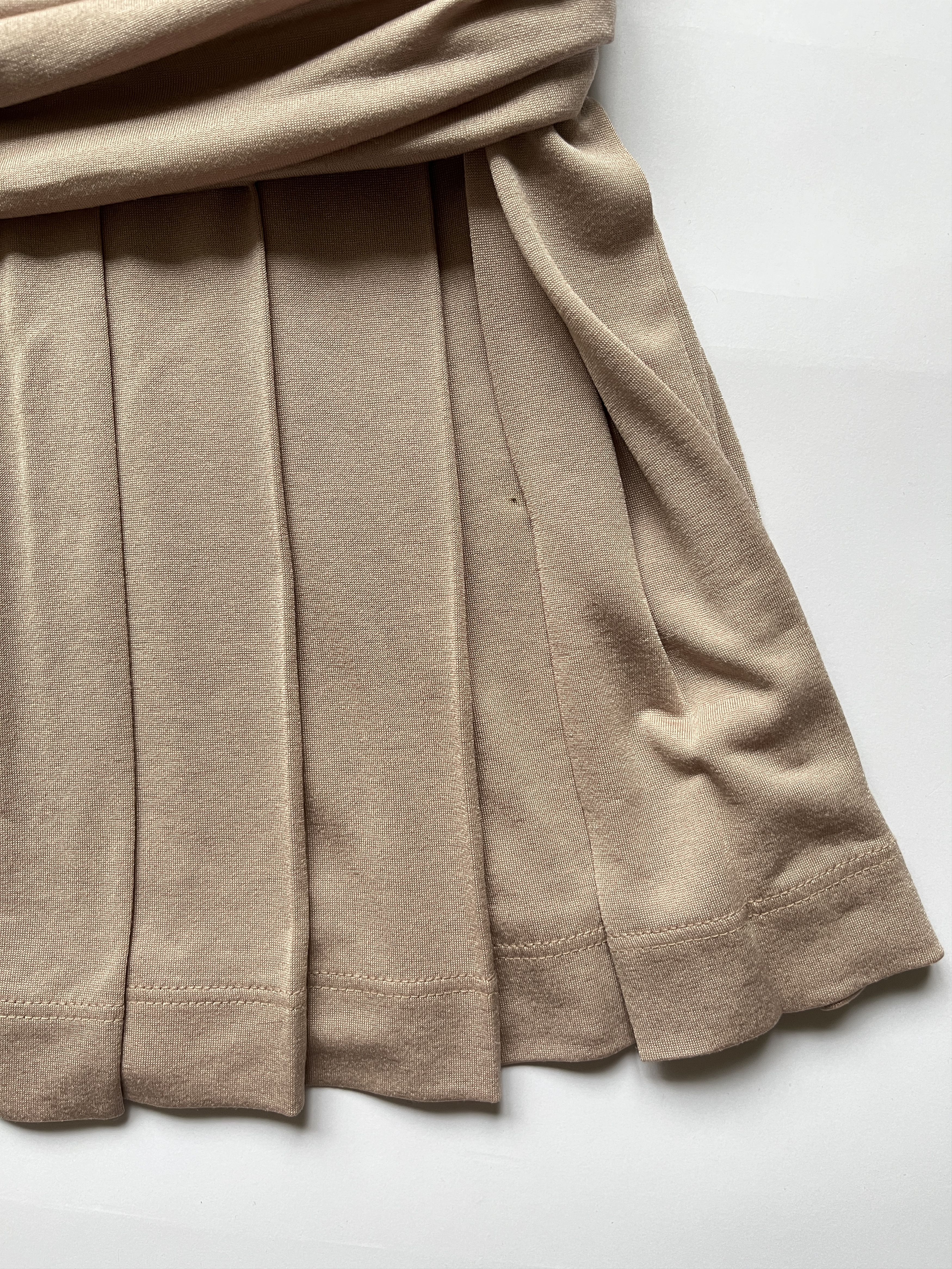 Hussein Chalayan ⚡️QUICK SALE⚡️Hussein Chalayan Beige Rose Tunic Dress Size L / US 10 / IT 46 - 4 Thumbnail