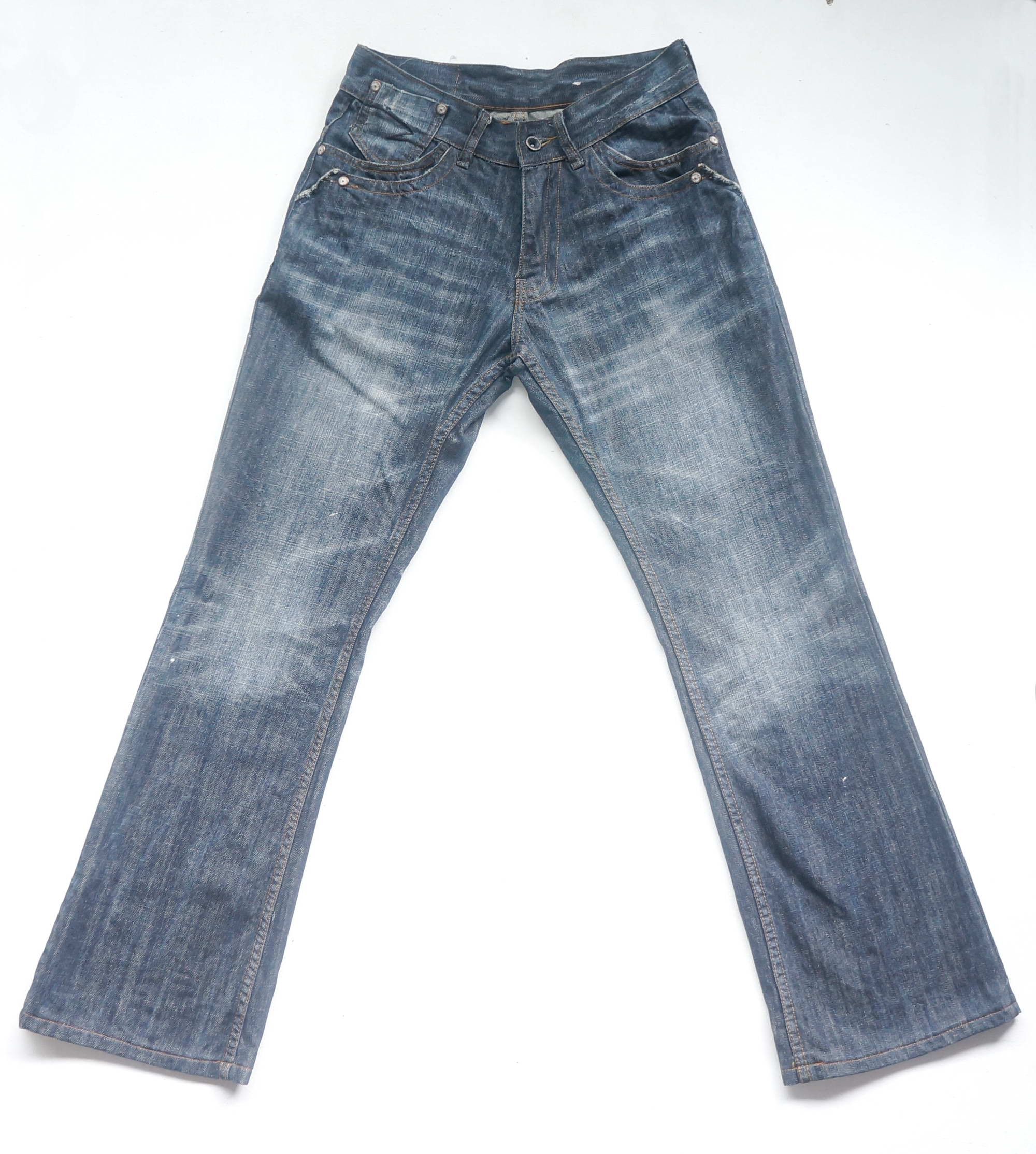 Japanese Brand × Vintage SAVIGNAC Multiple Pockets Embroidered Flare Jeans Size US 28 / EU 44 - 1 Thumbnail