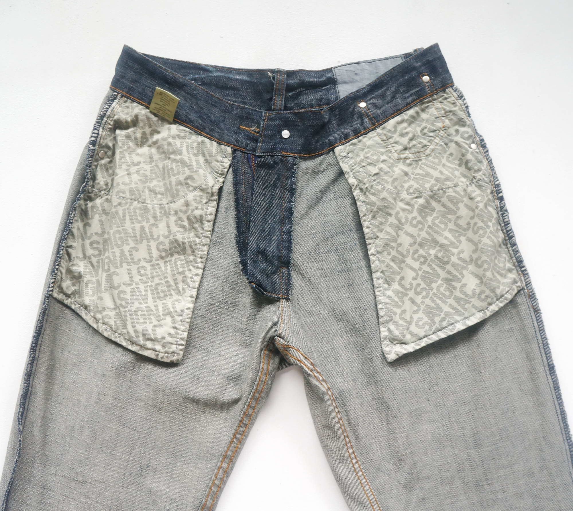 Japanese Brand × Vintage SAVIGNAC Multiple Pockets Embroidered Flare Jeans Size US 28 / EU 44 - 8 Thumbnail