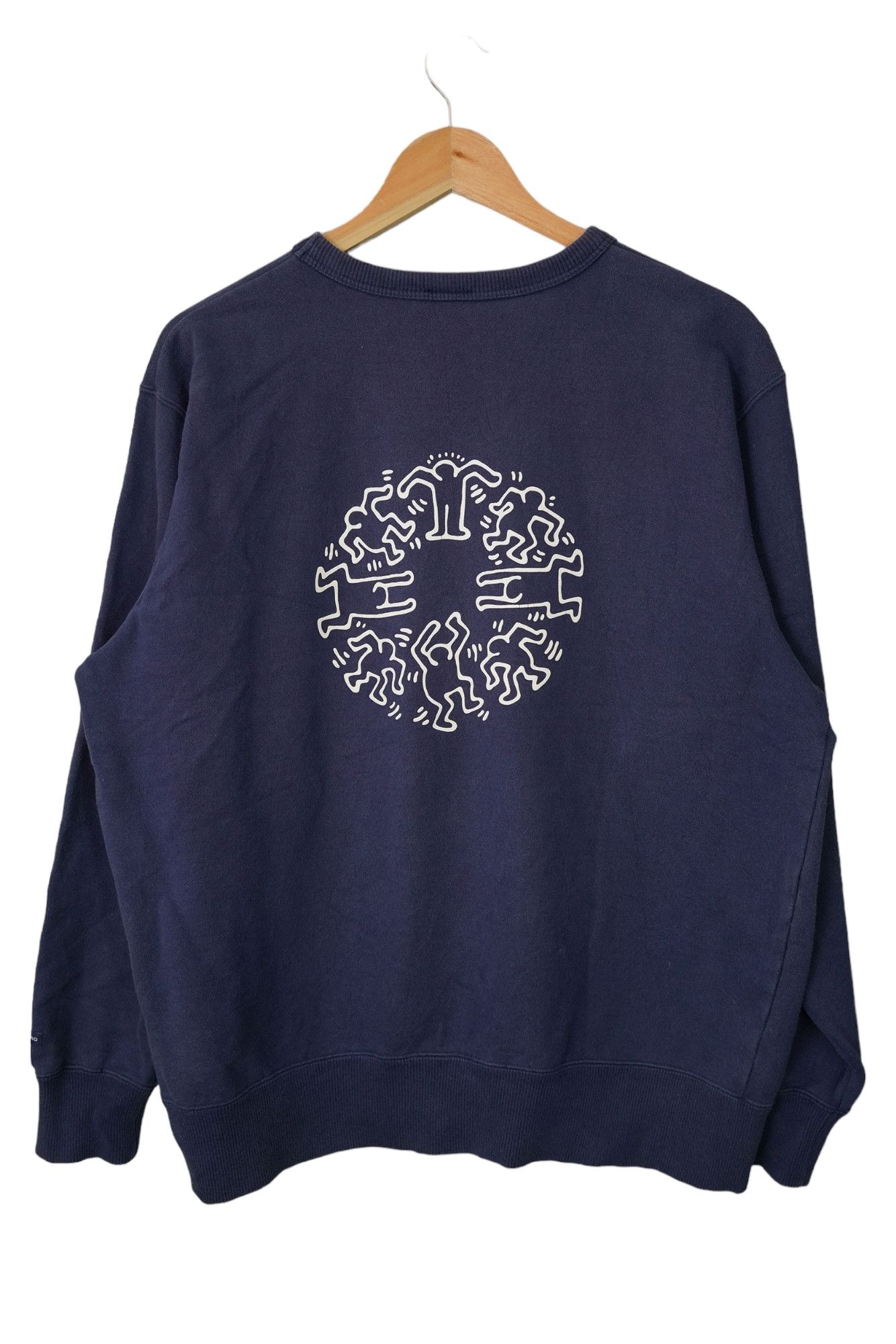 Keith Haring × Uniqlo Vintage Uniqlo x K.Haring Crewneck Sweatshirt Size US L / EU 52-54 / 3 - 1 Thumbnail