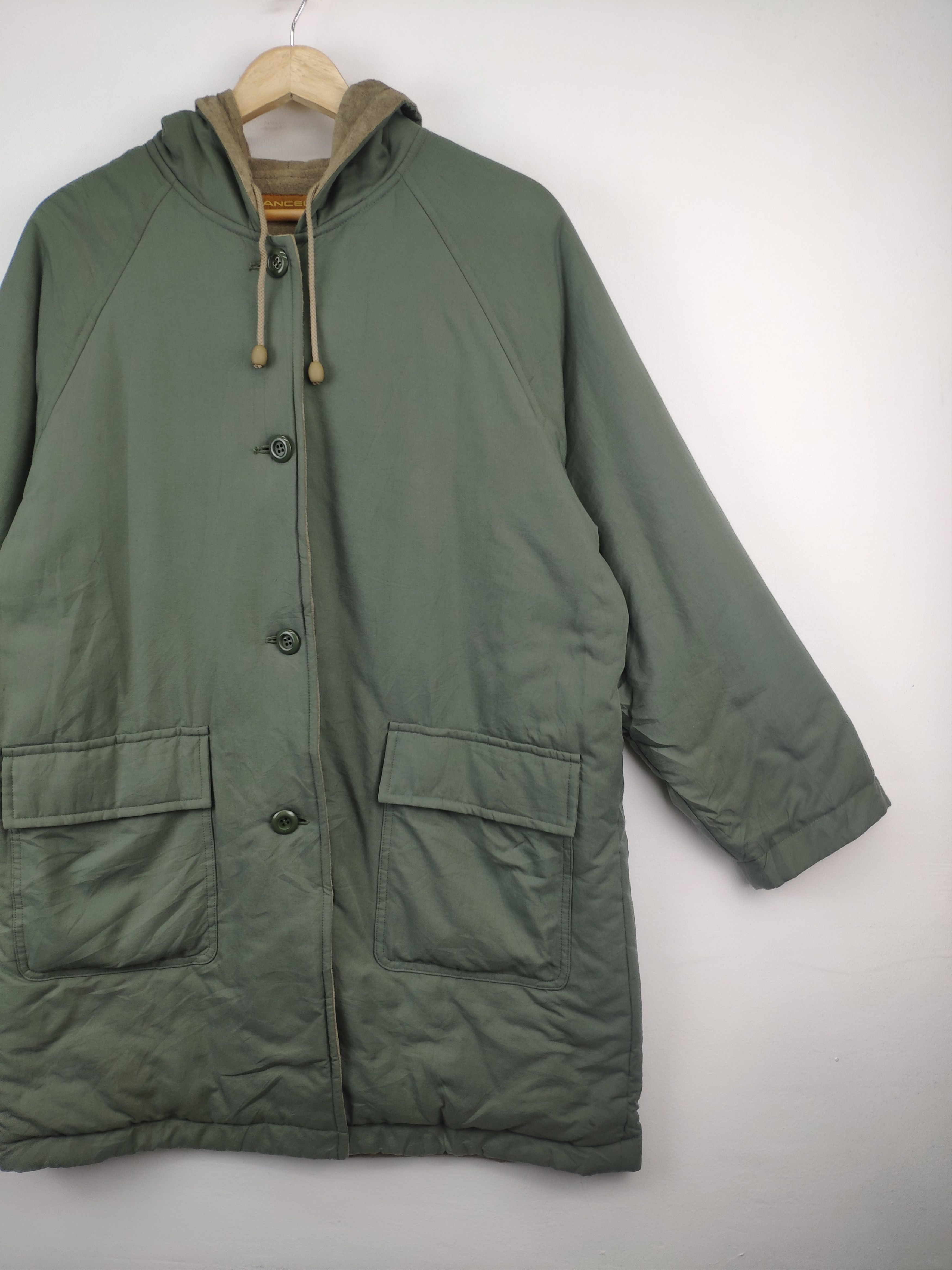 Japanese Brand × Lancel × Vintage Vintage Lancel Down Jacket Hoodie Lining Fleece Size US L / EU 52-54 / 3 - 6 Thumbnail