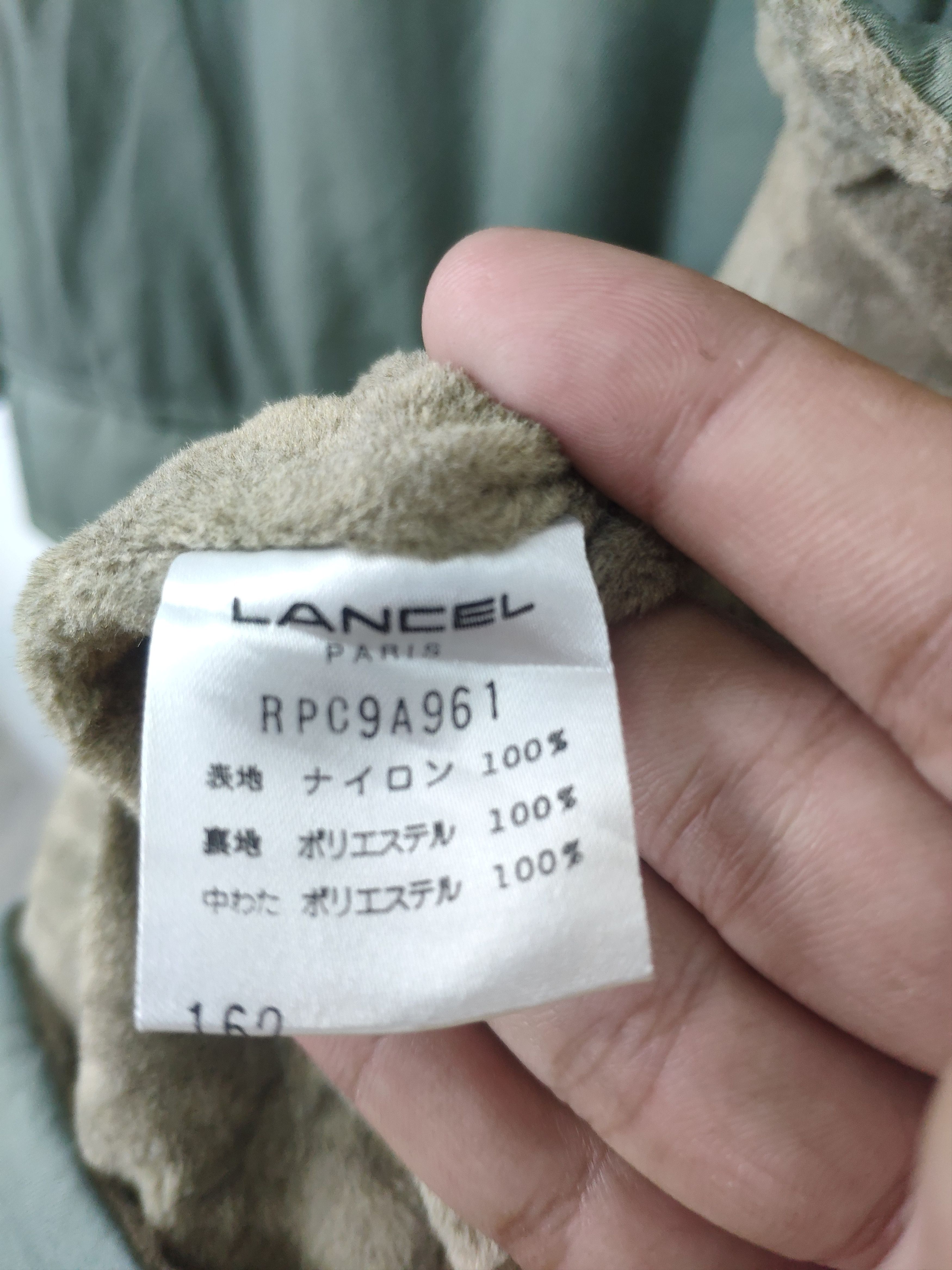 Japanese Brand × Lancel × Vintage Vintage Lancel Down Jacket Hoodie Lining Fleece Size US L / EU 52-54 / 3 - 4 Thumbnail