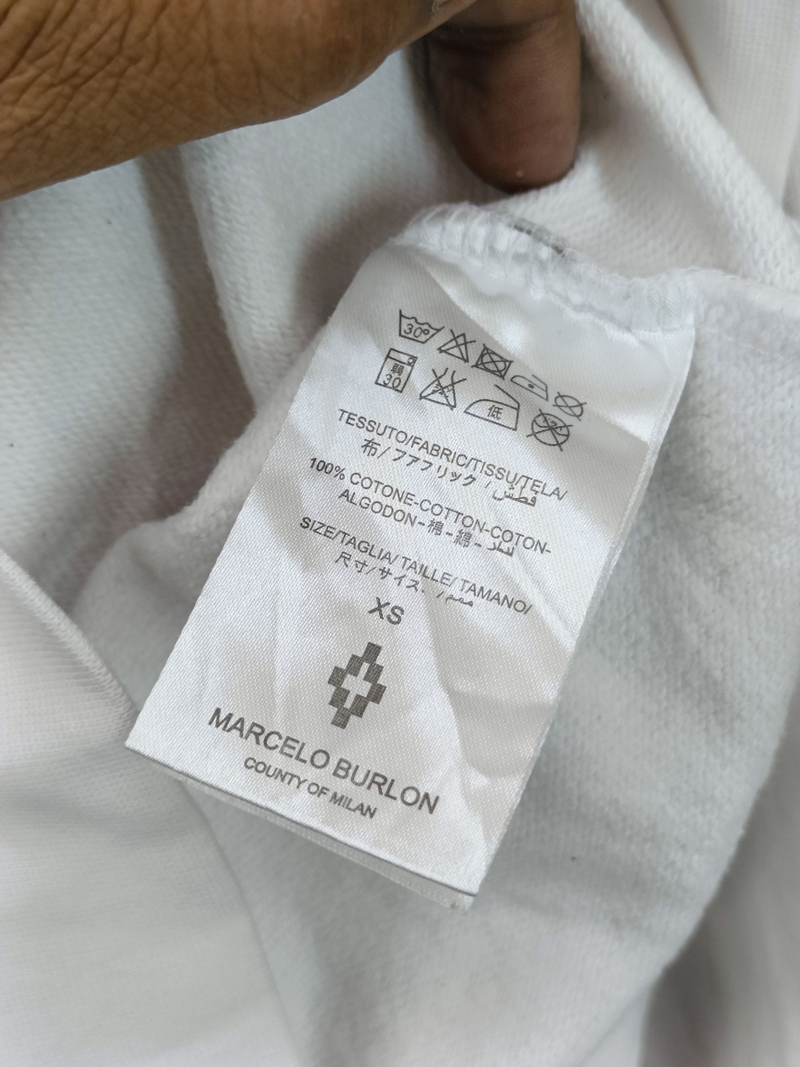 Designer × Marcelo Burlon Marcelo Burlon Crewneck Sweatshirt. Size US XS / EU 42 / 0 - 6 Thumbnail