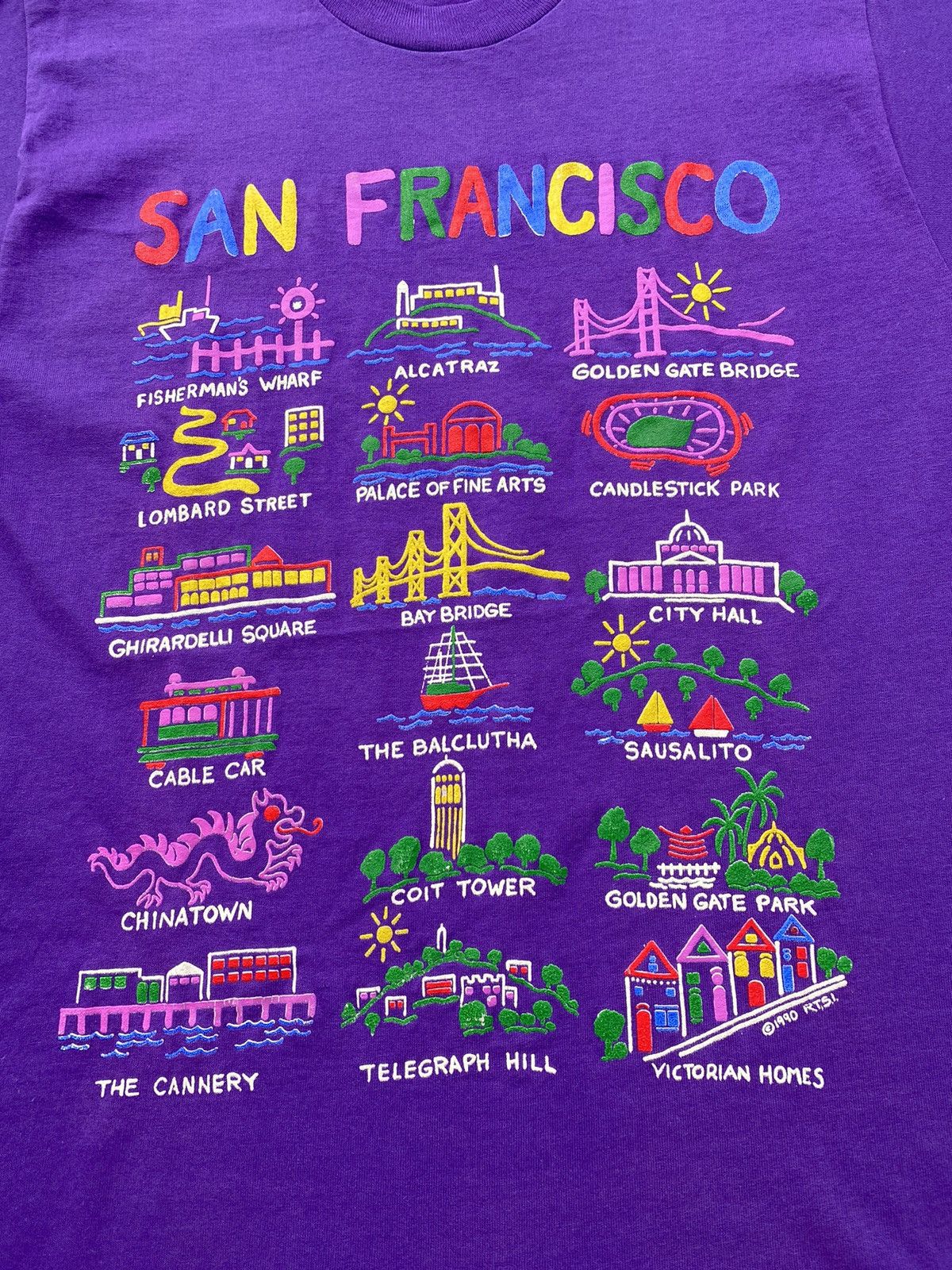 Vintage Vintage ART San Francisco Rare Tshirt Size US M / EU 48-50 / 2 - 3 Thumbnail