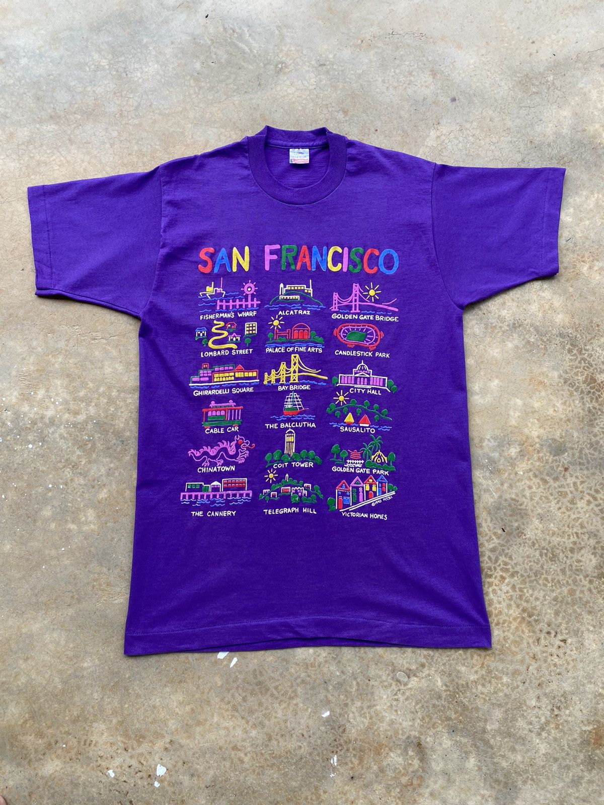 Vintage Vintage ART San Francisco Rare Tshirt Size US M / EU 48-50 / 2 - 1 Thumbnail