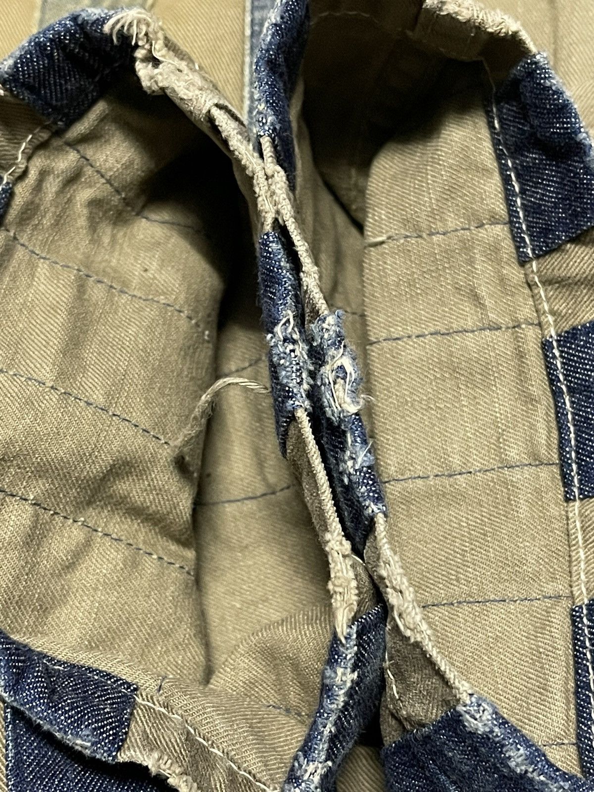 If Six Was Nine × Kapital × Kapital Kountry Kapital kounty Pants Stripe Jeans Rare Design Size US 28 / EU 44 - 19 Thumbnail