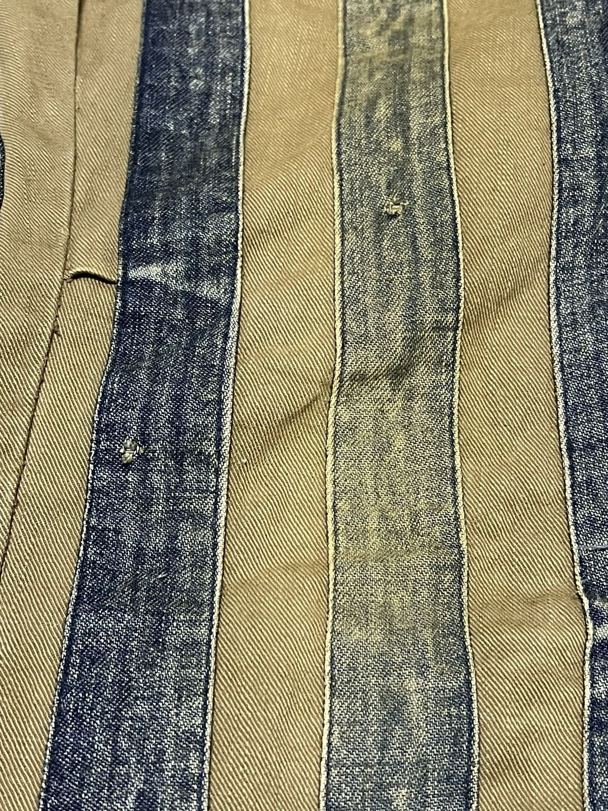 If Six Was Nine × Kapital × Kapital Kountry Kapital kounty Pants Stripe Jeans Rare Design Size US 28 / EU 44 - 6 Thumbnail