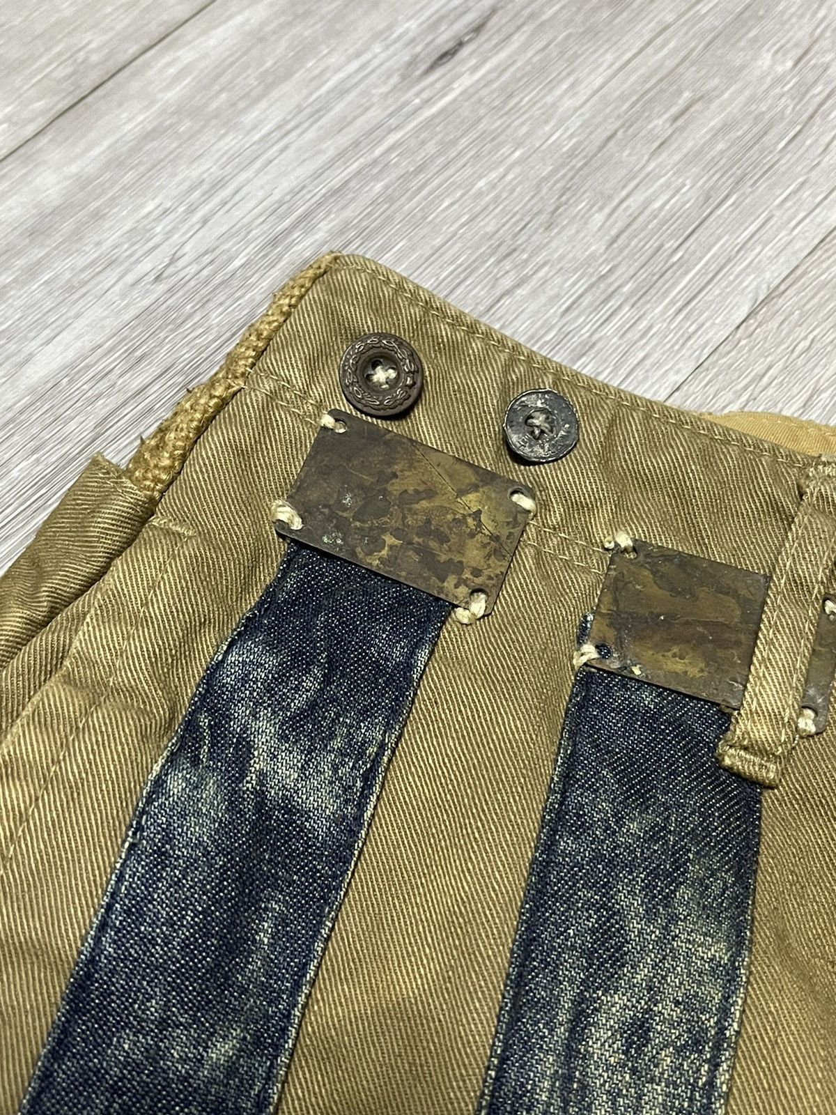 If Six Was Nine × Kapital × Kapital Kountry Kapital kounty Pants Stripe Jeans Rare Design Size US 28 / EU 44 - 10 Thumbnail
