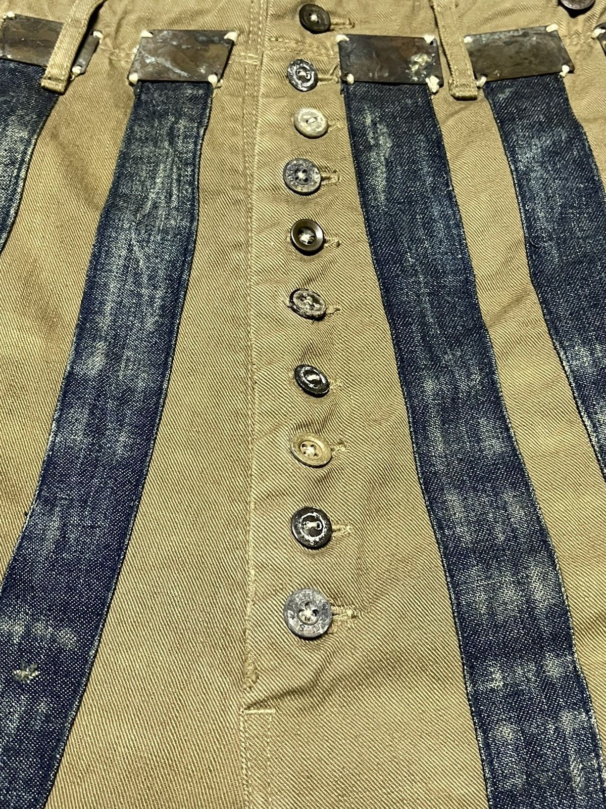 If Six Was Nine × Kapital × Kapital Kountry Kapital kounty Pants Stripe Jeans Rare Design Size US 28 / EU 44 - 9 Thumbnail