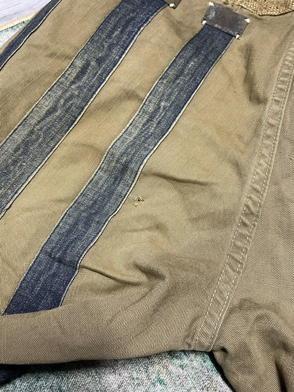 If Six Was Nine × Kapital × Kapital Kountry Kapital kounty Pants Stripe Jeans Rare Design Size US 28 / EU 44 - 7 Thumbnail