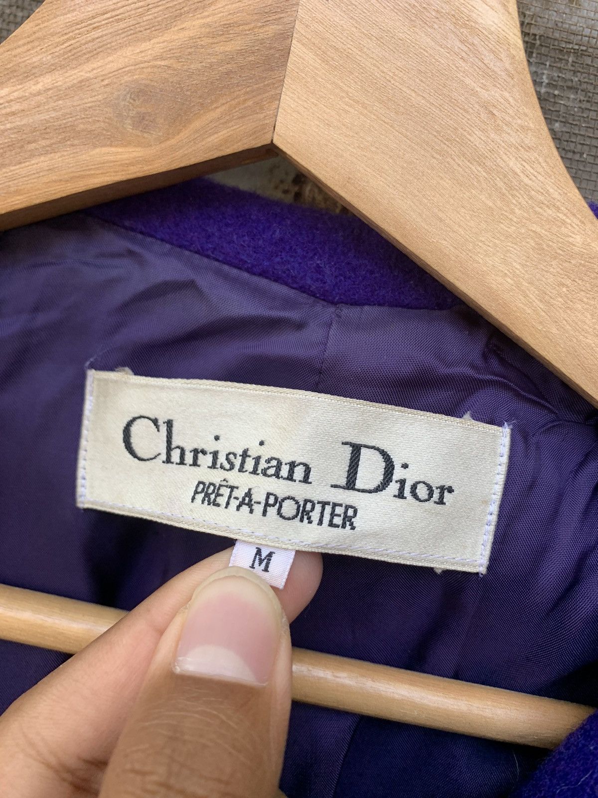 Christian Dior Monsieur CHRISTIAN DIOR DOUBLE BREASTED PURPLE JACKET (WOMAN) Size US L / EU 52-54 / 3 - 12 Thumbnail