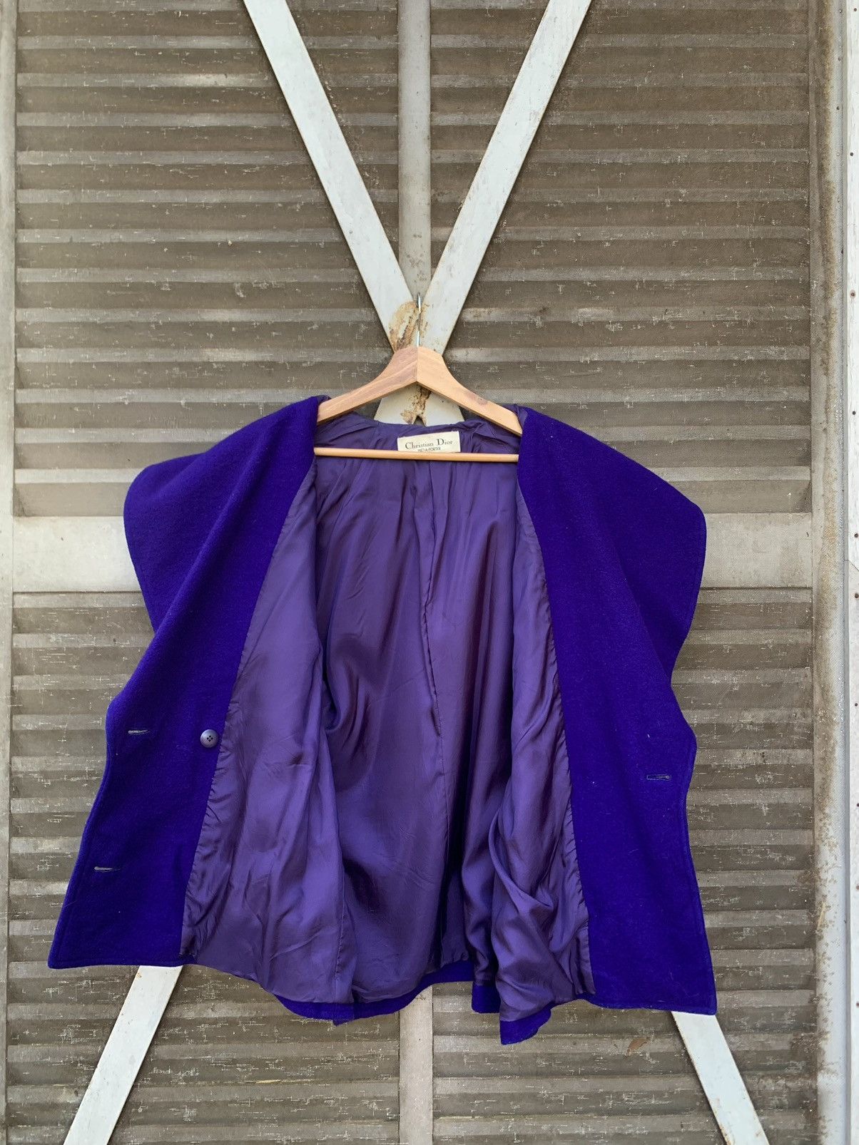 Christian Dior Monsieur CHRISTIAN DIOR DOUBLE BREASTED PURPLE JACKET (WOMAN) Size US L / EU 52-54 / 3 - 8 Thumbnail