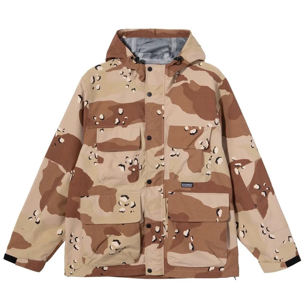 STUSSY CAMO TAPED SEAM FIELD JACKET