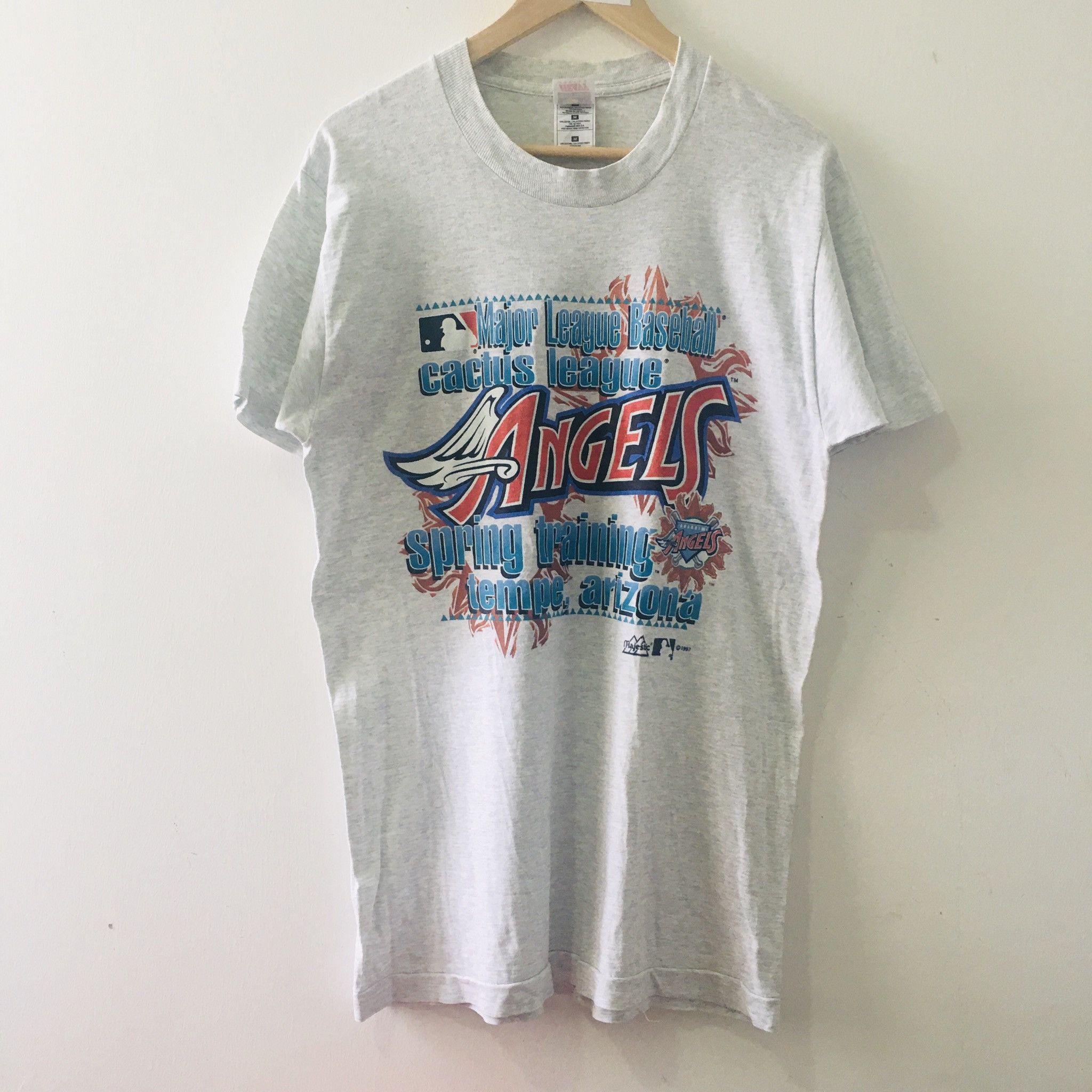 Fruit Of The Loom MLB Anaheim Angels Baseball Team 90s Tee Size US M / EU 48-50 / 2 - 1 Thumbnail