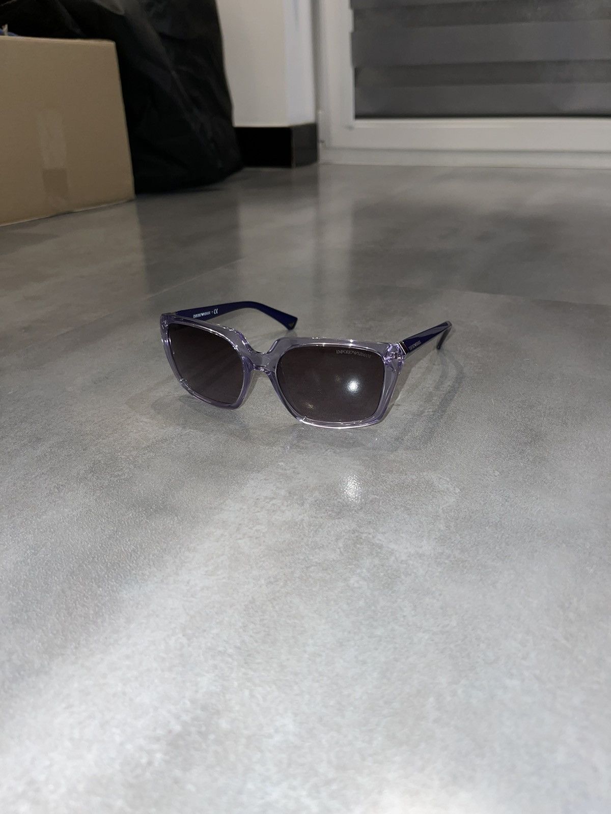 Armani × Emporio Armani × Giorgio Armani Emporio Armani EA4026 5071/8H Violet Sunglasses Size ONE SIZE - 1 Thumbnail