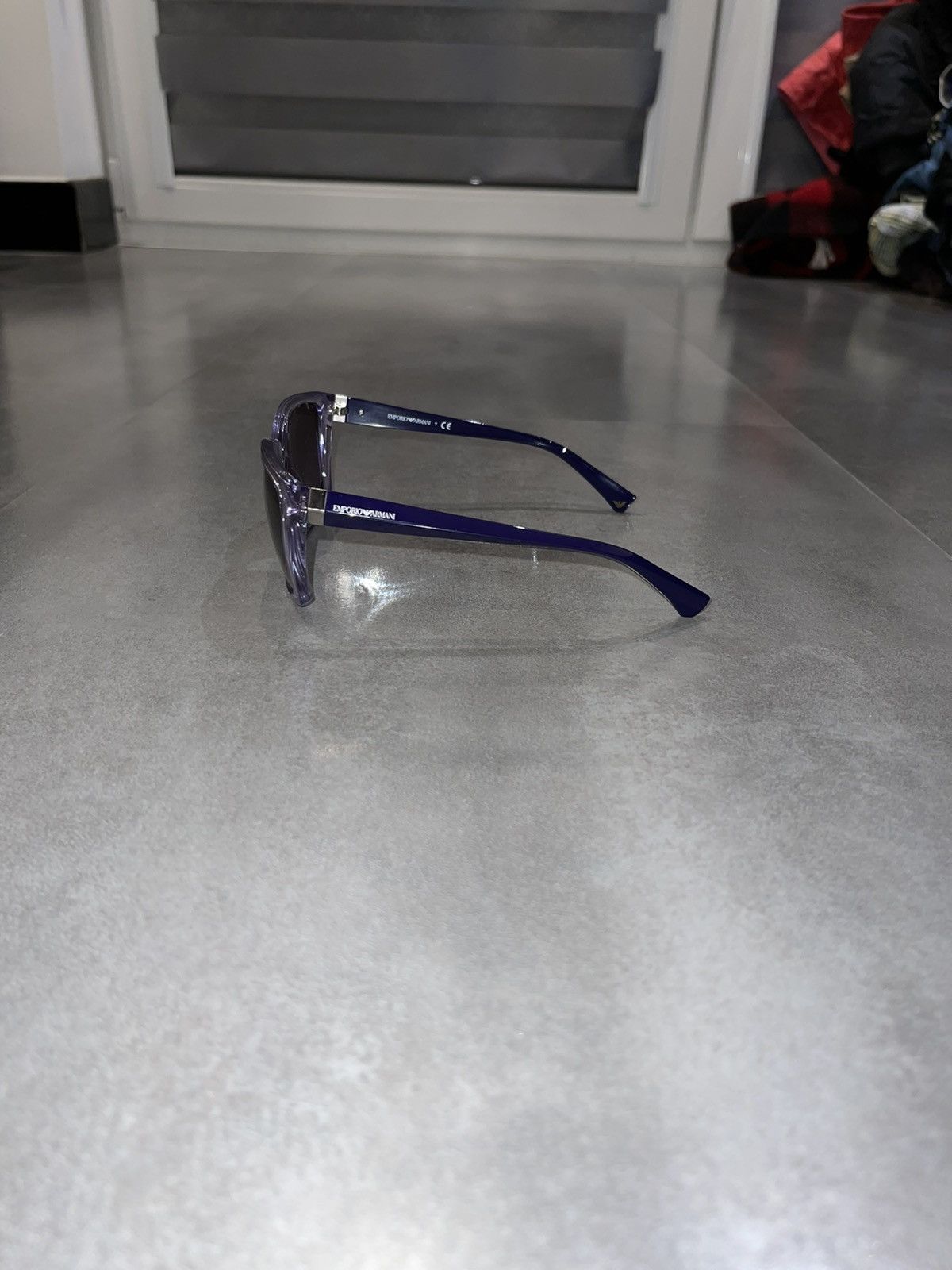 Armani × Emporio Armani × Giorgio Armani Emporio Armani EA4026 5071/8H Violet Sunglasses Size ONE SIZE - 5 Thumbnail