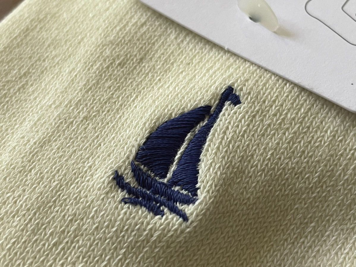 JW Anderson × Uniqlo Green White Patchwork Socks Dress Crew Tube Cotton Logo Size ONE SIZE - 6 Thumbnail
