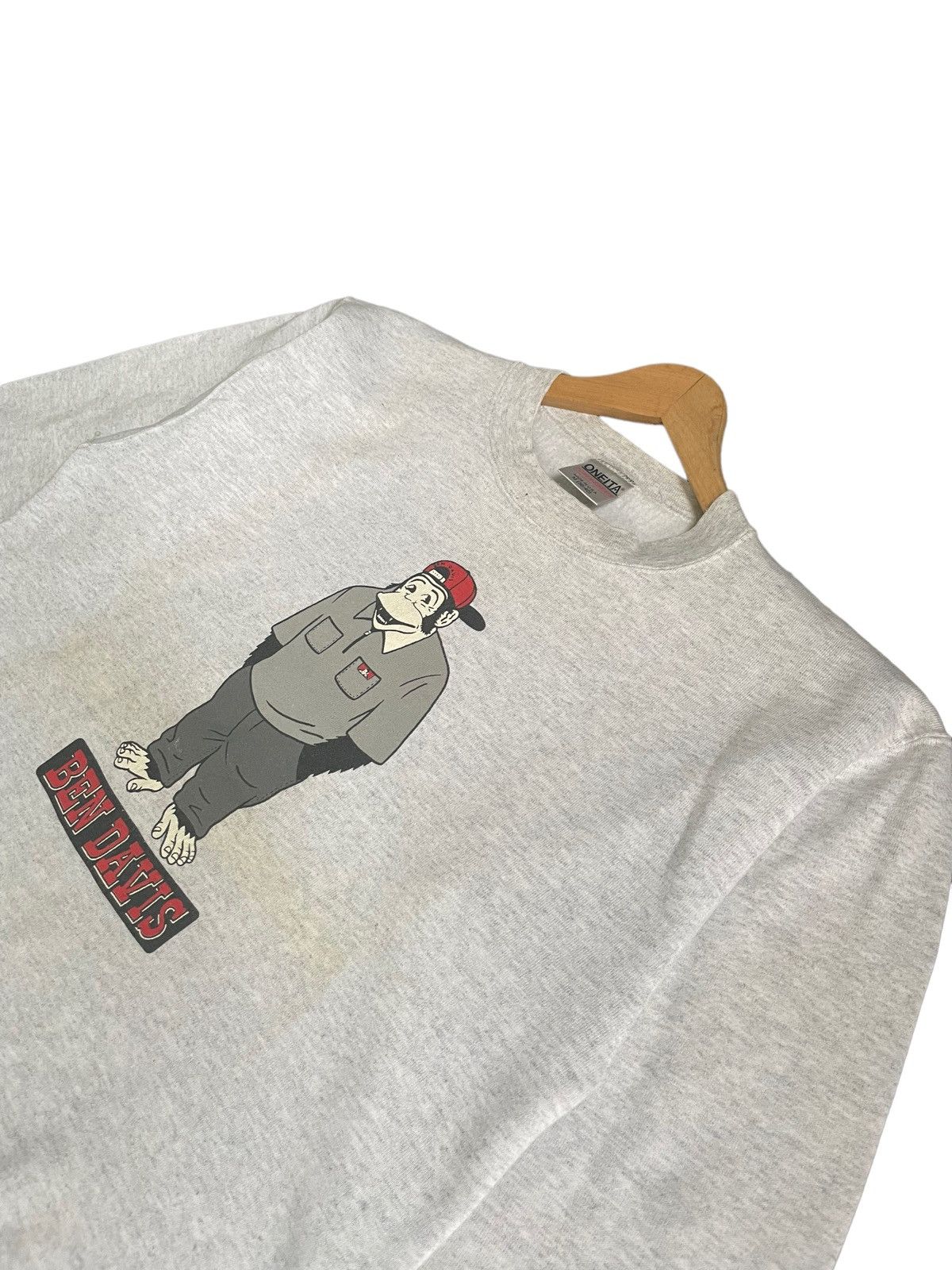 Ben Davis Vintage Ben Davis Mirror Design Crewneck Size US M / EU 48-50 / 2 - 2 Thumbnail