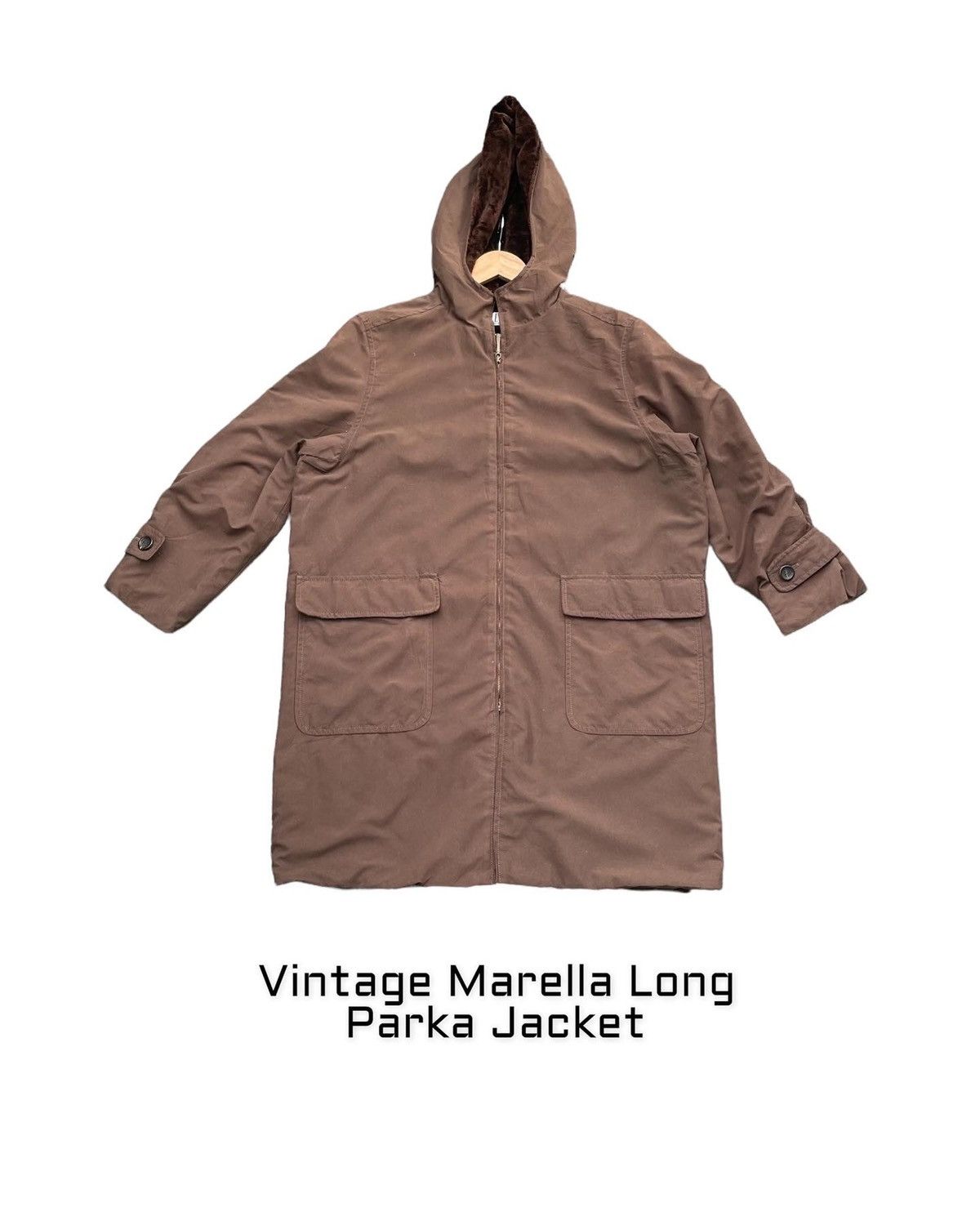Designer Vintage & Rare Marella Parka Jacket Size US XL / EU 56 / 4 - 1 Thumbnail