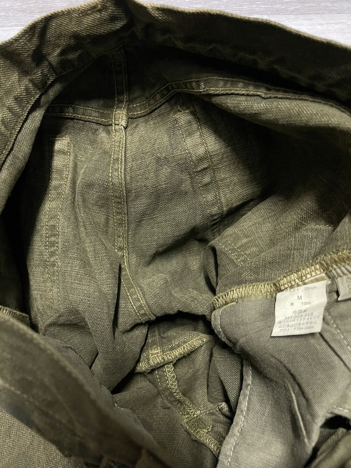 Japanese Brand × Uniqlo × Vintage Uniqlo Jeans Custom Dark Green Size US 30 / EU 46 - 10 Thumbnail
