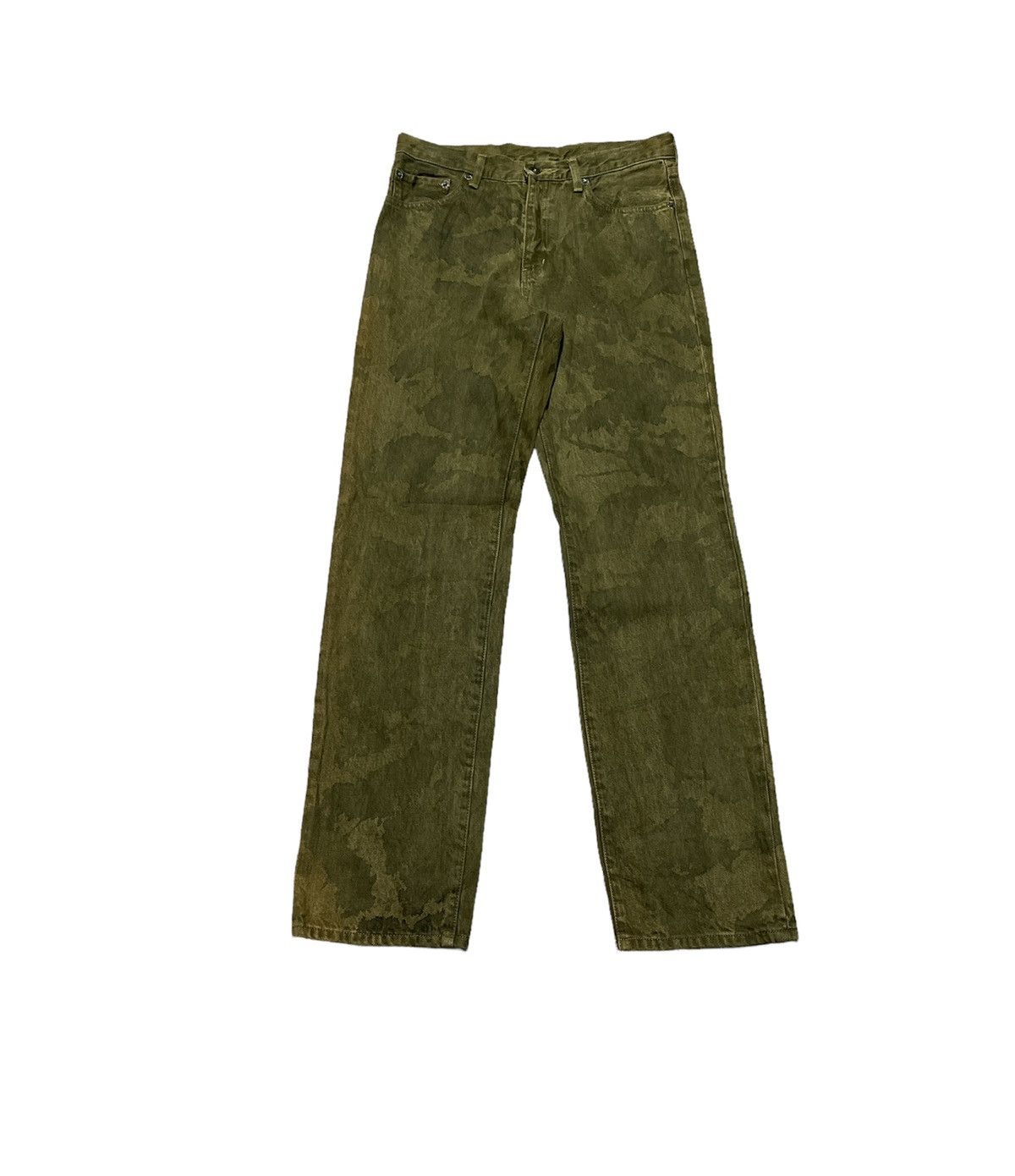 Japanese Brand × Uniqlo × Vintage Uniqlo Jeans Custom Dark Green Size US 30 / EU 46 - 1 Thumbnail