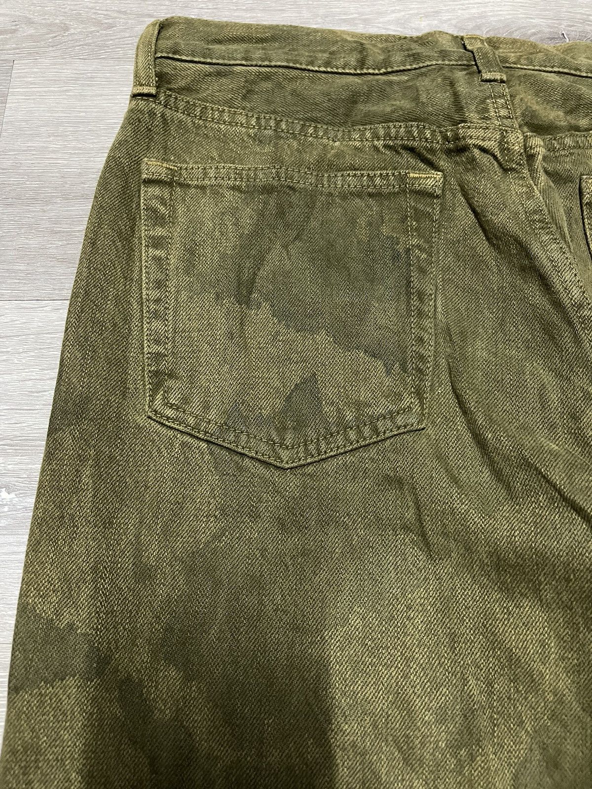 Japanese Brand × Uniqlo × Vintage Uniqlo Jeans Custom Dark Green Size US 30 / EU 46 - 3 Thumbnail