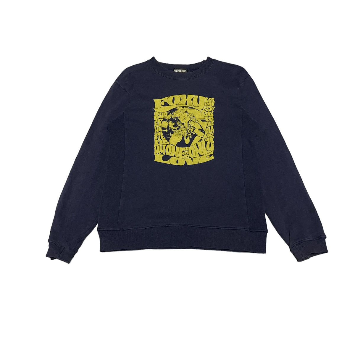 Vintage Hysteric Glamour Sweatshirt Crewneck deals Pullover Get Into Hysteric