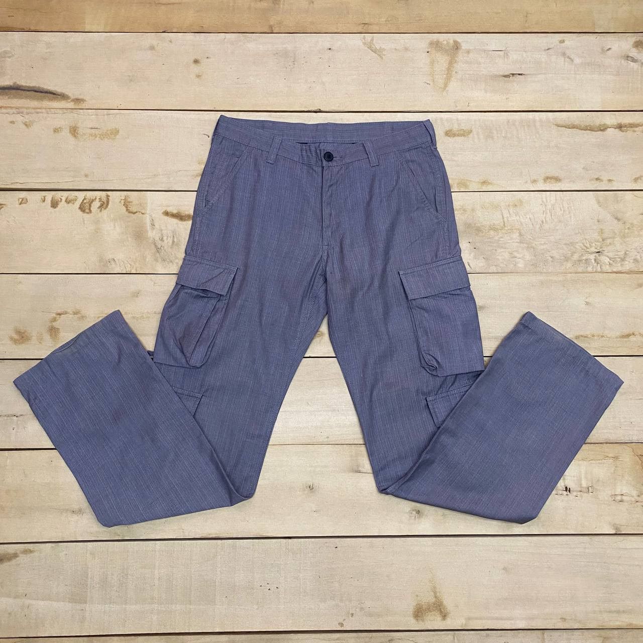 Japanese Brand X444 JAPAN CUSTOM CULTURE CARGO PANTS SLIMFIT Size US 32 / EU 48 - 3 Thumbnail
