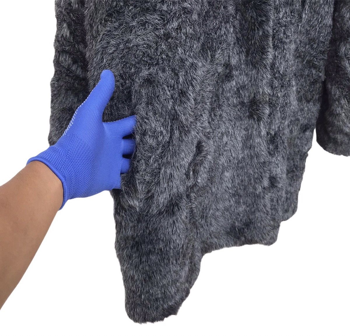 Beauty Beast × Japanese Brand JAPAN Les Vetements Blanche Mohair FUR JACKET HOODED Size US M / EU 48-50 / 2 - 4 Thumbnail