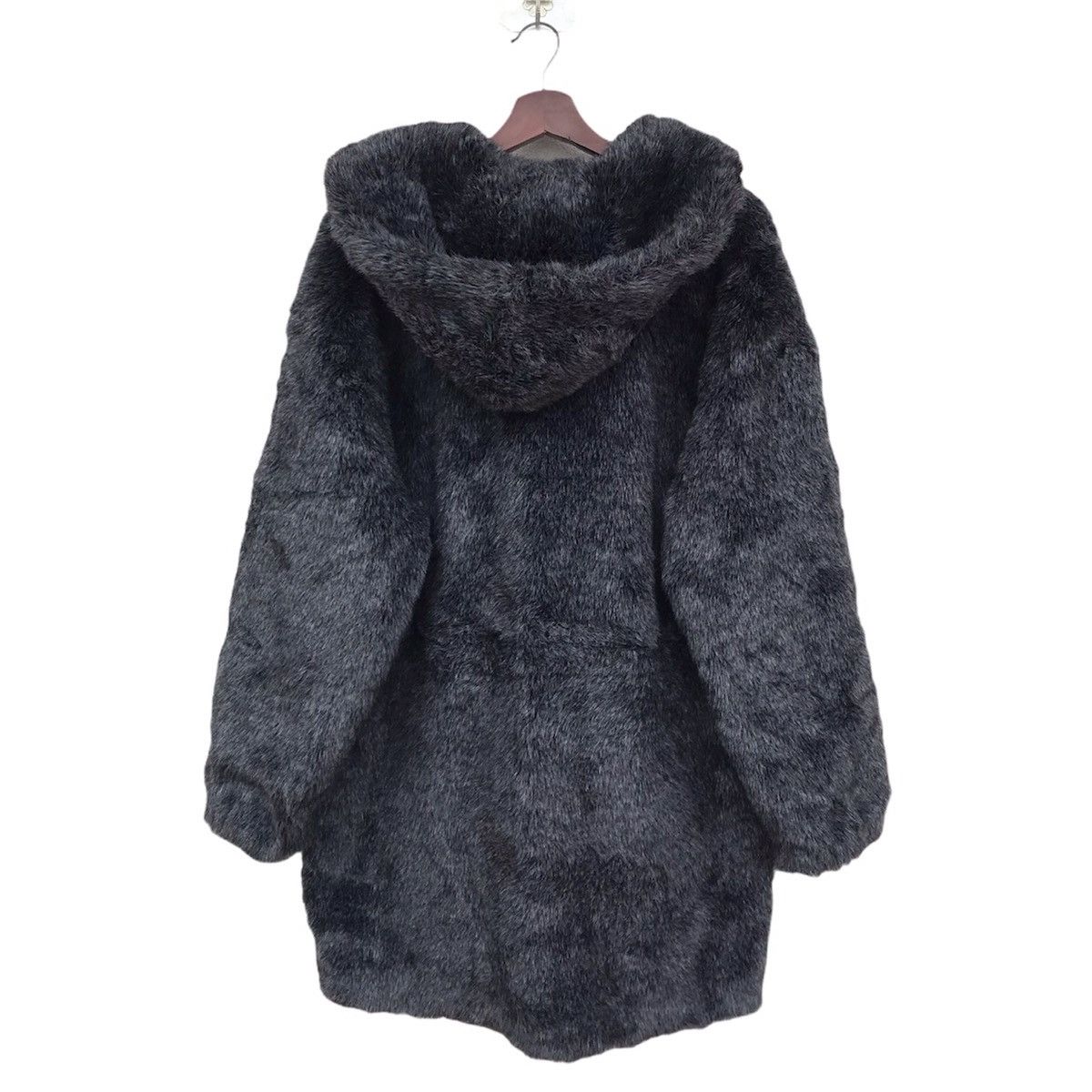 Beauty Beast × Japanese Brand JAPAN Les Vetements Blanche Mohair FUR JACKET HOODED Size US M / EU 48-50 / 2 - 5 Thumbnail