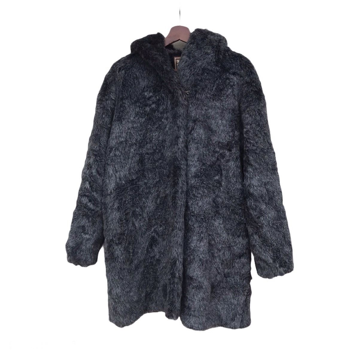 Beauty Beast × Japanese Brand JAPAN Les Vetements Blanche Mohair FUR JACKET HOODED Size US M / EU 48-50 / 2 - 2 Thumbnail