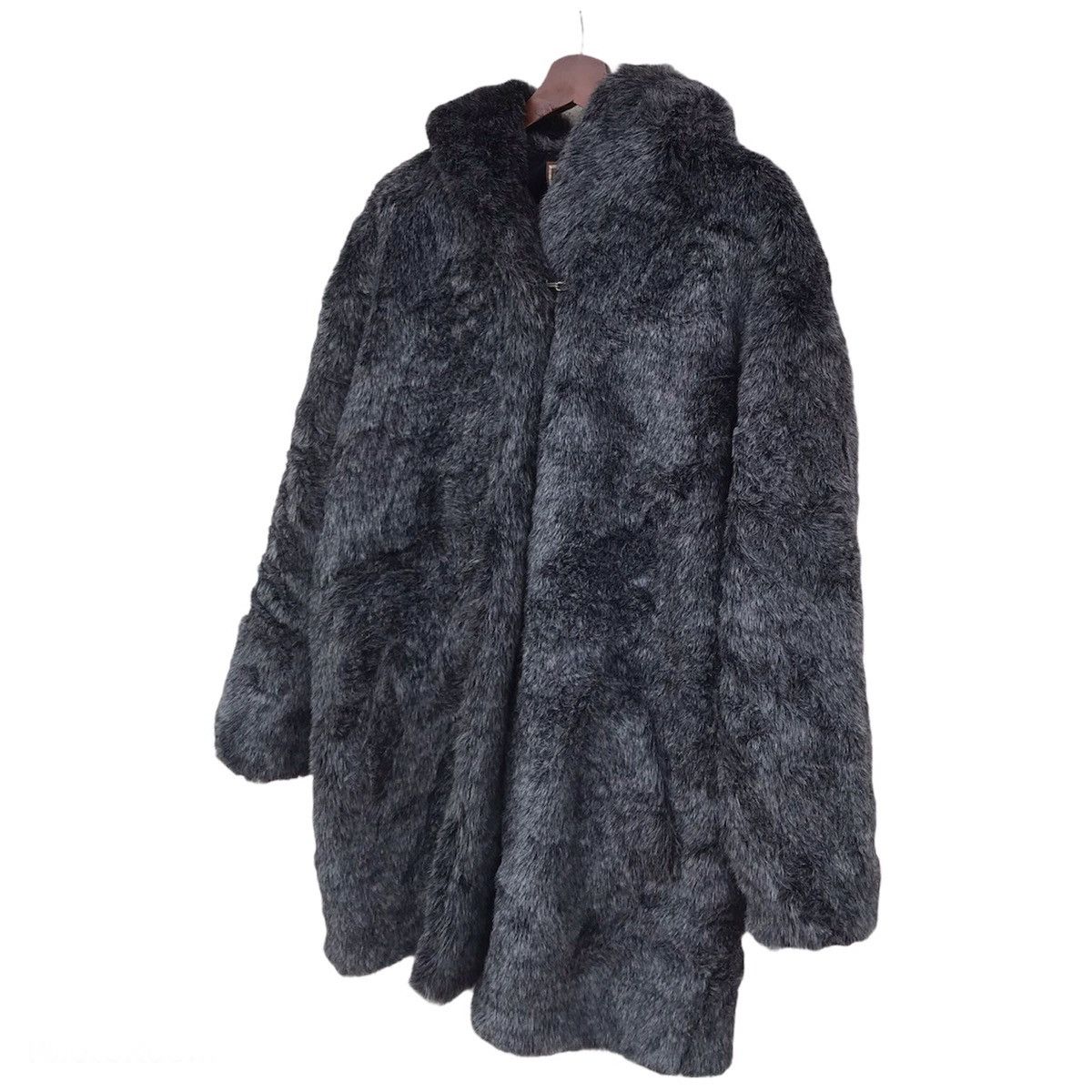 Beauty Beast × Japanese Brand JAPAN Les Vetements Blanche Mohair FUR JACKET HOODED Size US M / EU 48-50 / 2 - 3 Thumbnail