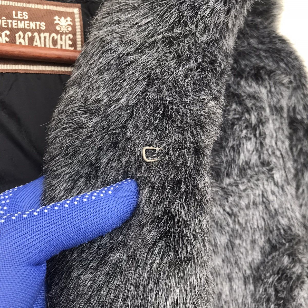 Beauty Beast × Japanese Brand JAPAN Les Vetements Blanche Mohair FUR JACKET HOODED Size US M / EU 48-50 / 2 - 9 Thumbnail