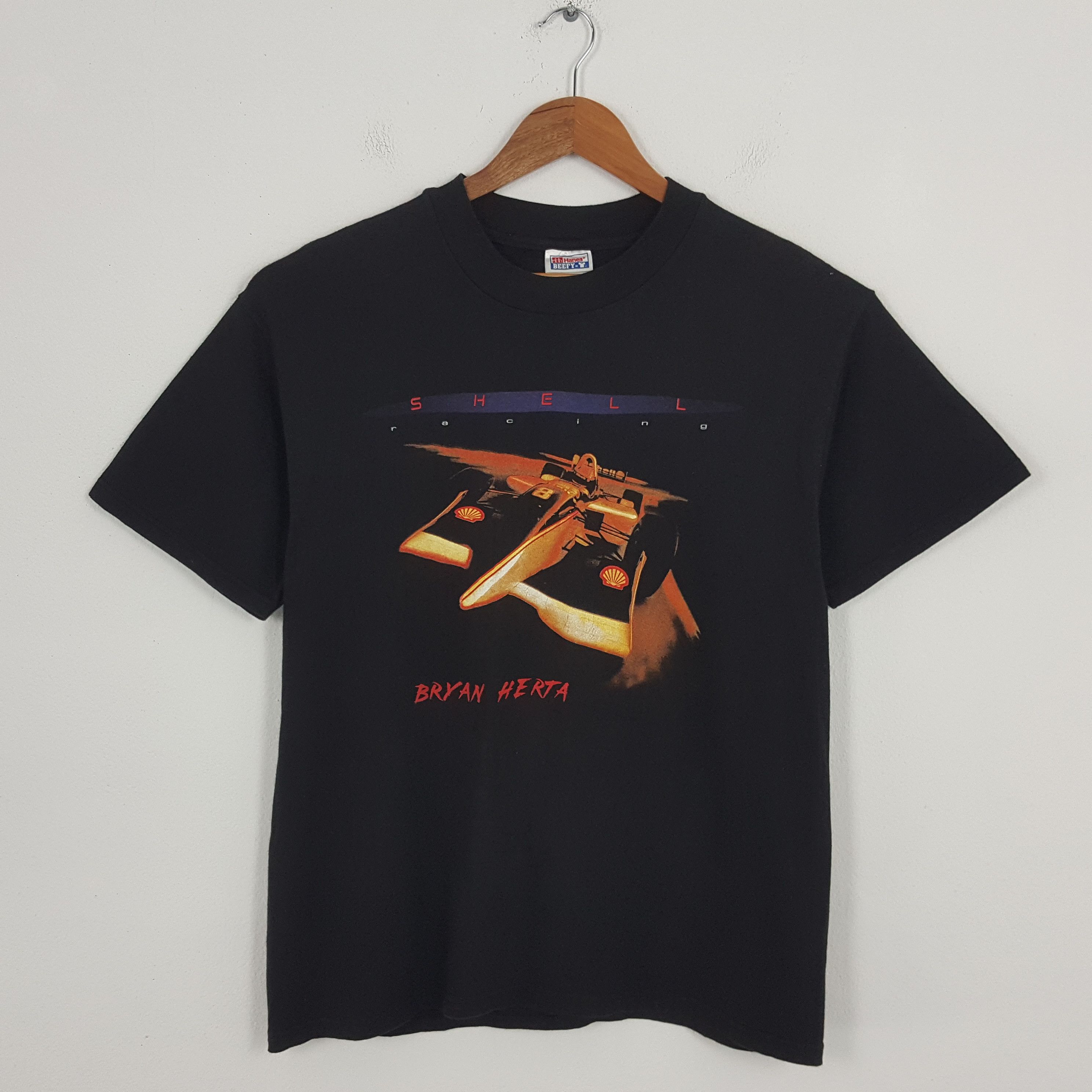 Vintage Vintage Ferrari X Shell Oil Racing F1 T-Shirt | Grailed