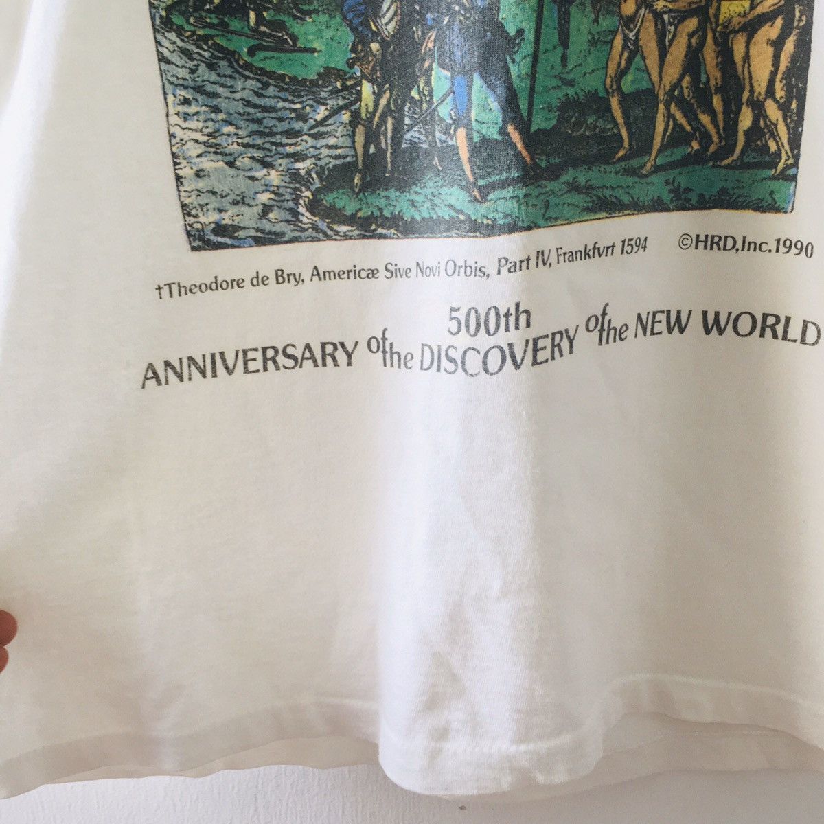 Vintage Vintage Christopher Columbus History Art Tshirt Size US M / EU 48-50 / 2 - 4 Thumbnail