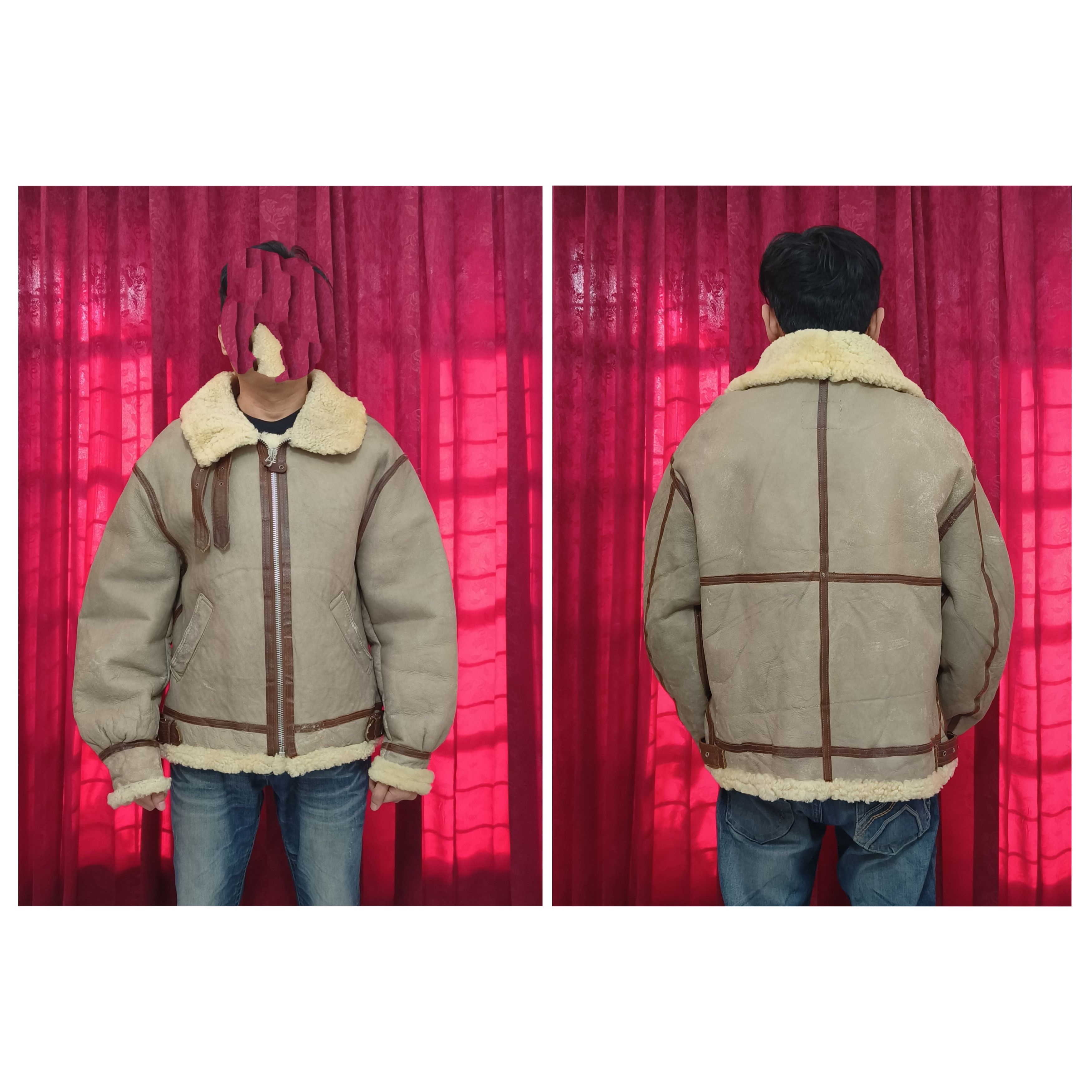 Avirex Vintage 80s Avirex Limited USA B3 Shearling Leather Jacket Size US M / EU 48-50 / 2 - 7 Thumbnail