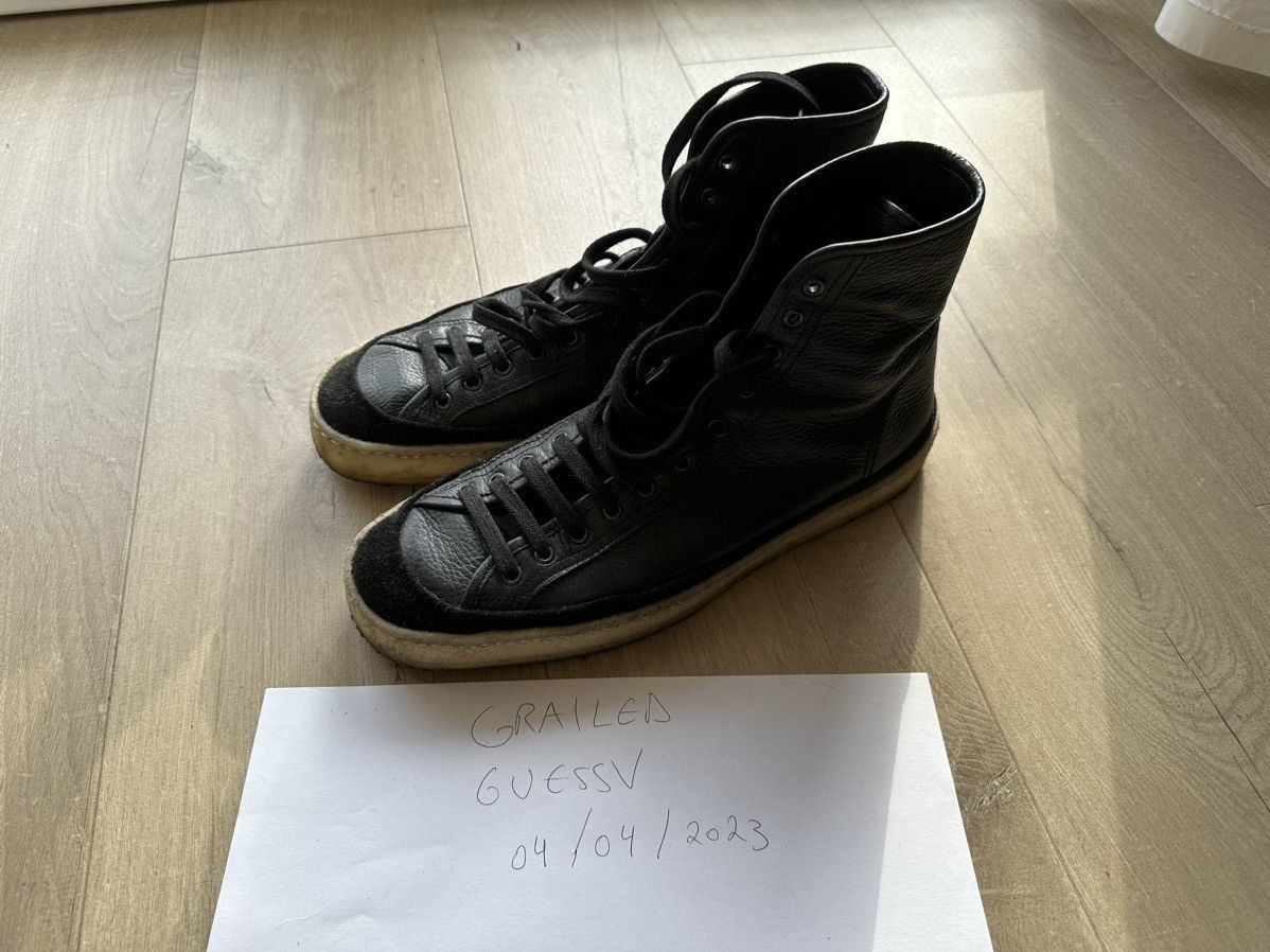 Lemaire leather high-top sneaker