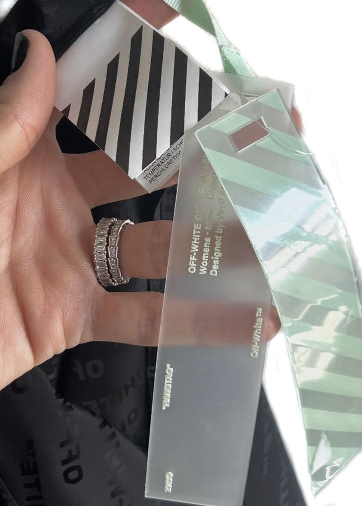 Off-White Off-White 2019 Black Logo Satin Dress Size XXS / US 00 / IT 34 - 6 Thumbnail