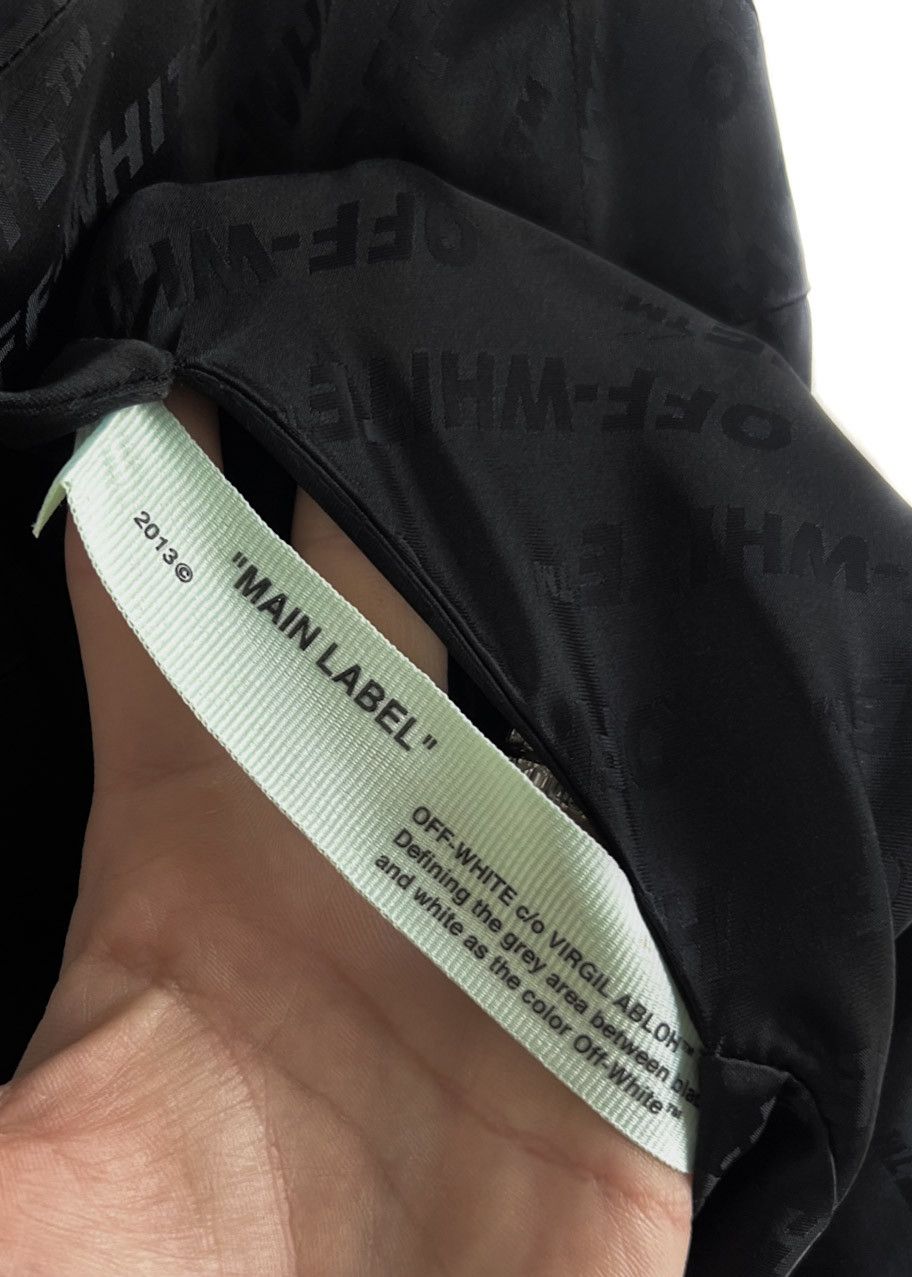 Off-White Off-White 2019 Black Logo Satin Dress Size XXS / US 00 / IT 34 - 5 Thumbnail