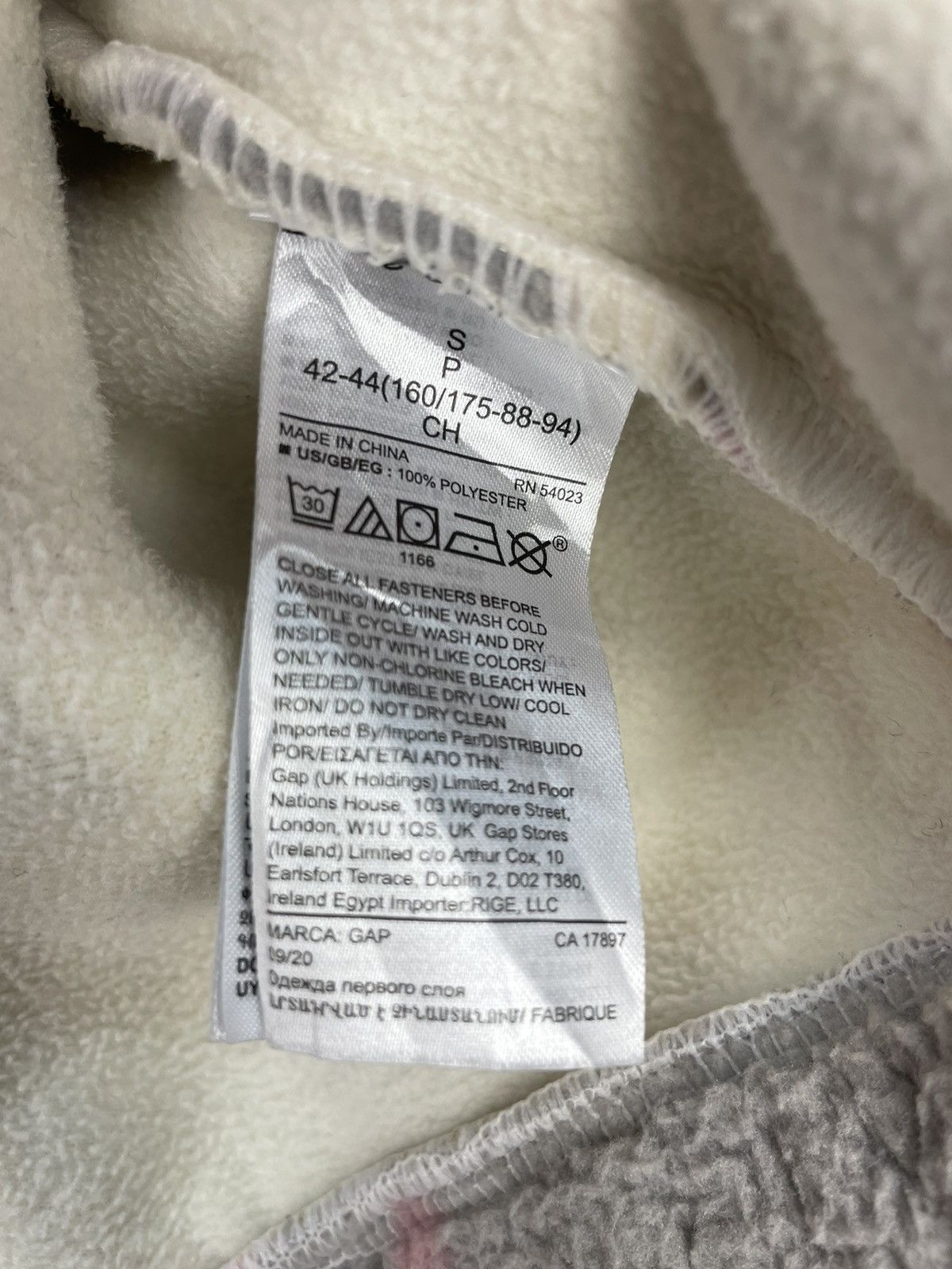 Gap GAP camo half zip hoodie deep pile Size US S / EU 44-46 / 1 - 7 Thumbnail