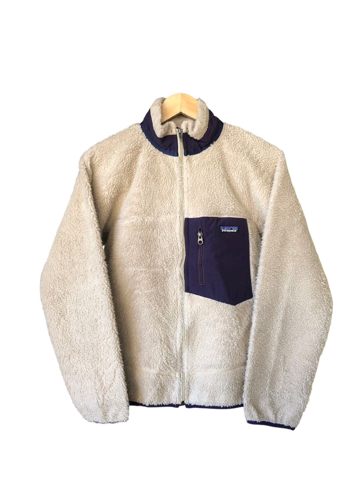 image of Patagonia Deep Pile Fleece Jackets Like Undercover in Cream, Men's (Size XS)