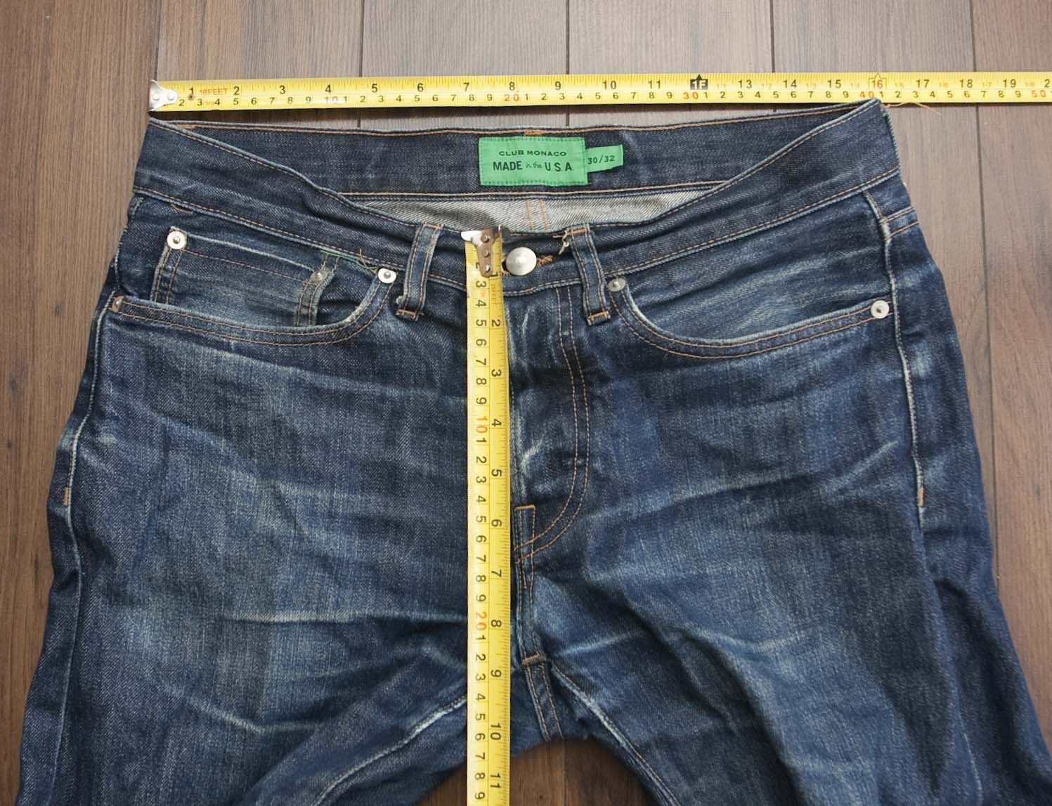 Club Monaco Club Monaco Jeans Selvedge Made in USA Size 31x32 Size US 31 - 7 Thumbnail
