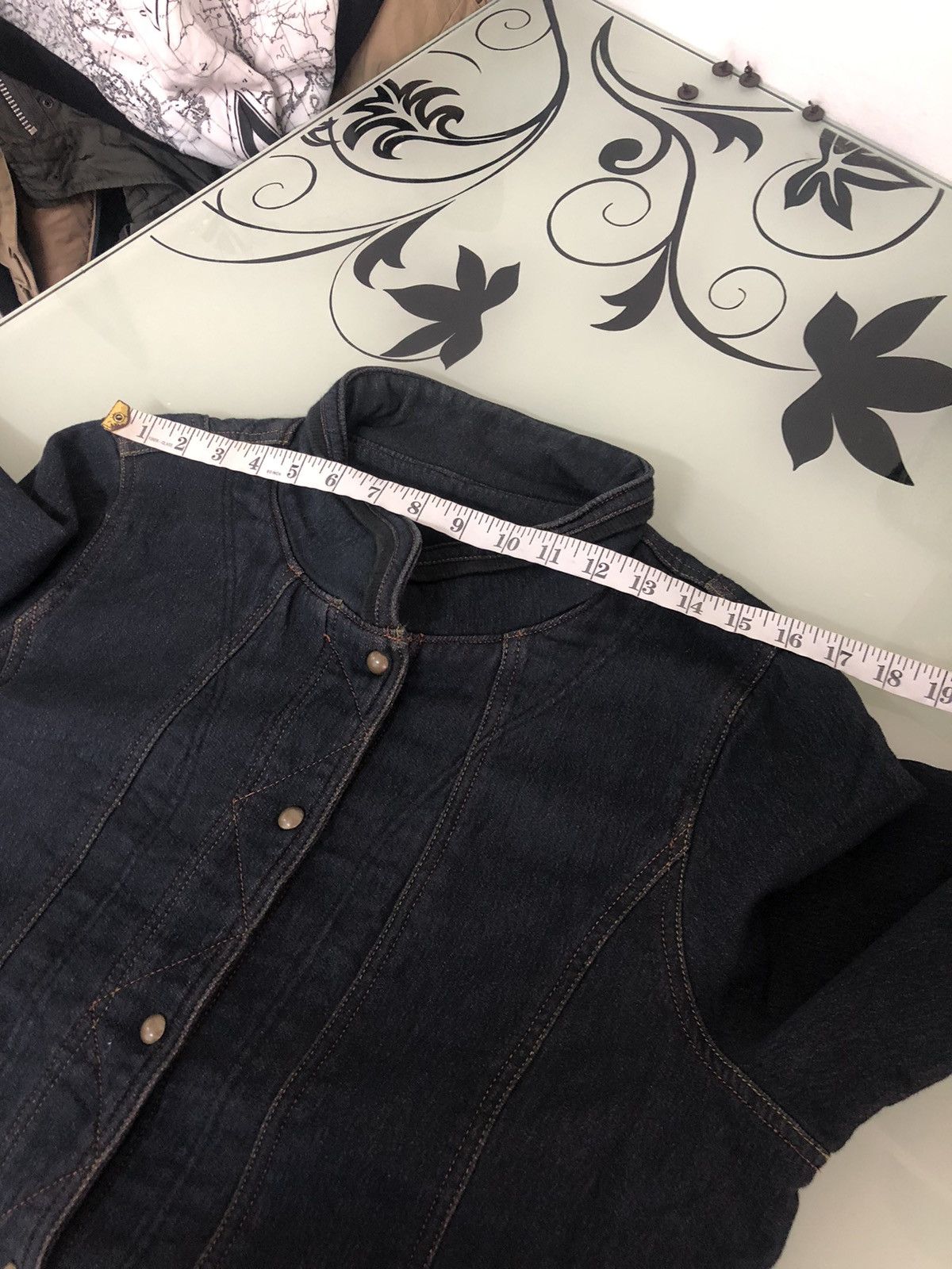 Kansai Yamamoto Vintage Kansai Bis Collection Stretchable Denim Jacket Size L / US 10 / IT 46 - 20 Thumbnail