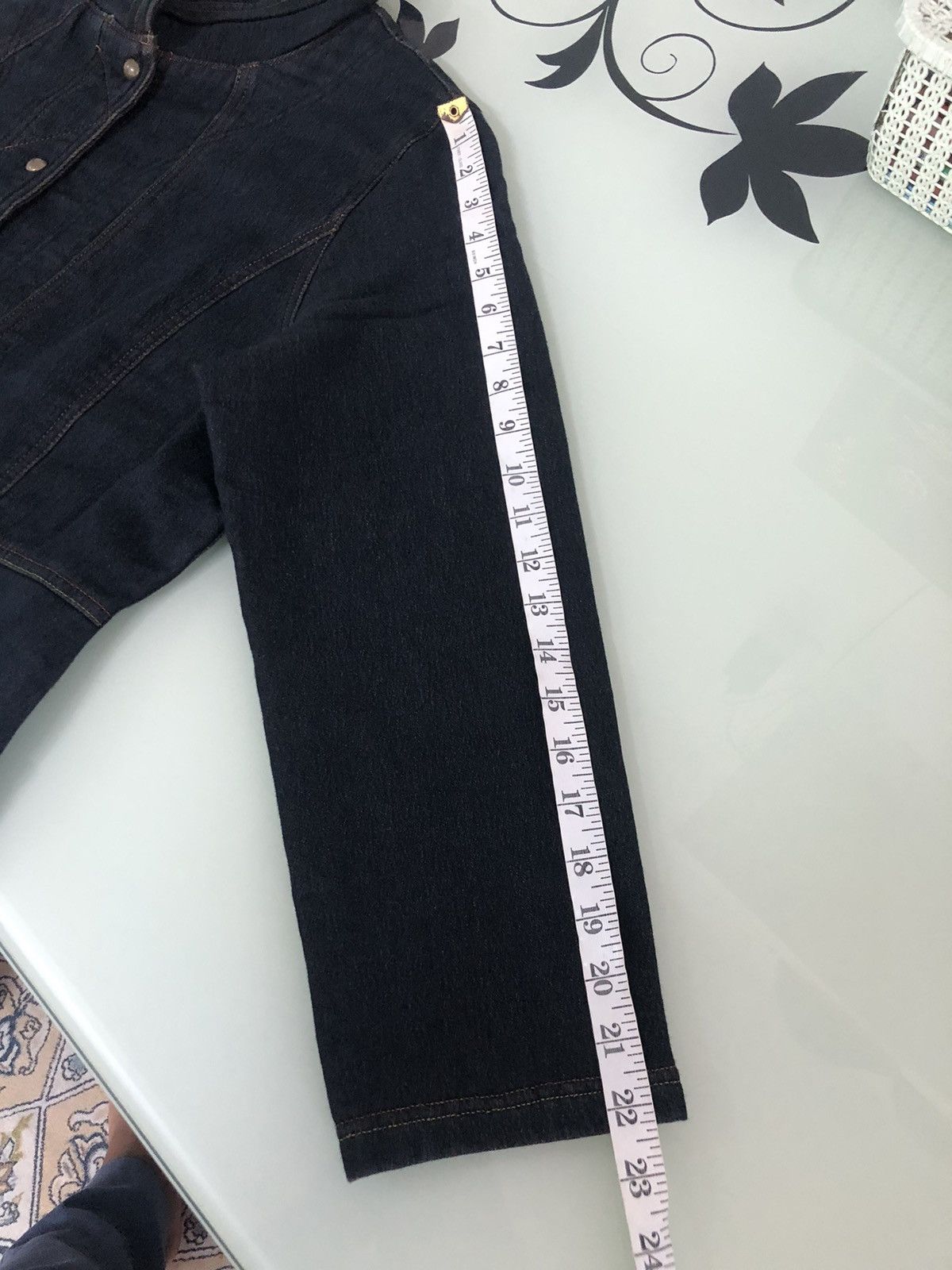 Kansai Yamamoto Vintage Kansai Bis Collection Stretchable Denim Jacket Size L / US 10 / IT 46 - 22 Thumbnail