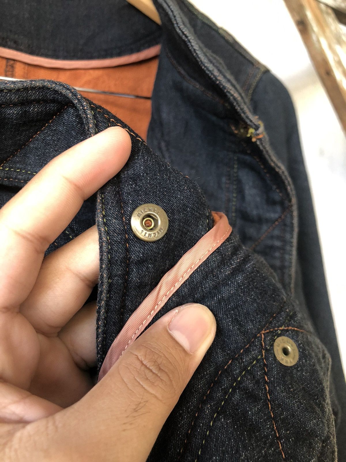Kansai Yamamoto Vintage Kansai Bis Collection Stretchable Denim Jacket Size L / US 10 / IT 46 - 13 Thumbnail