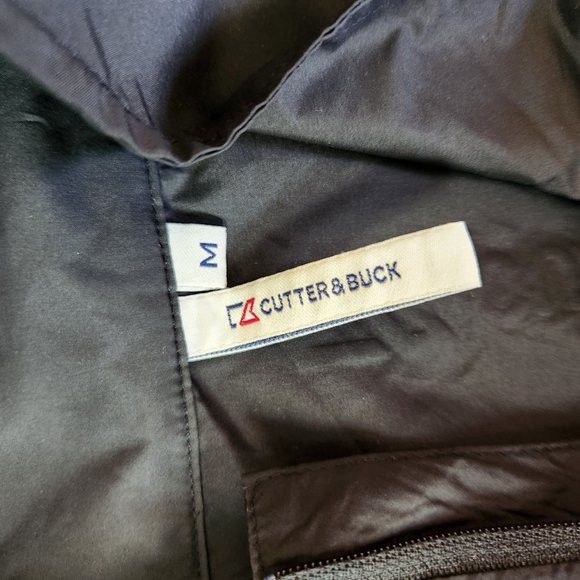 Cutter And Buck Cutter & Buck Mens Medium Black 1/4 Zip Short Sleeve Size US M / EU 48-50 / 2 - 8 Thumbnail