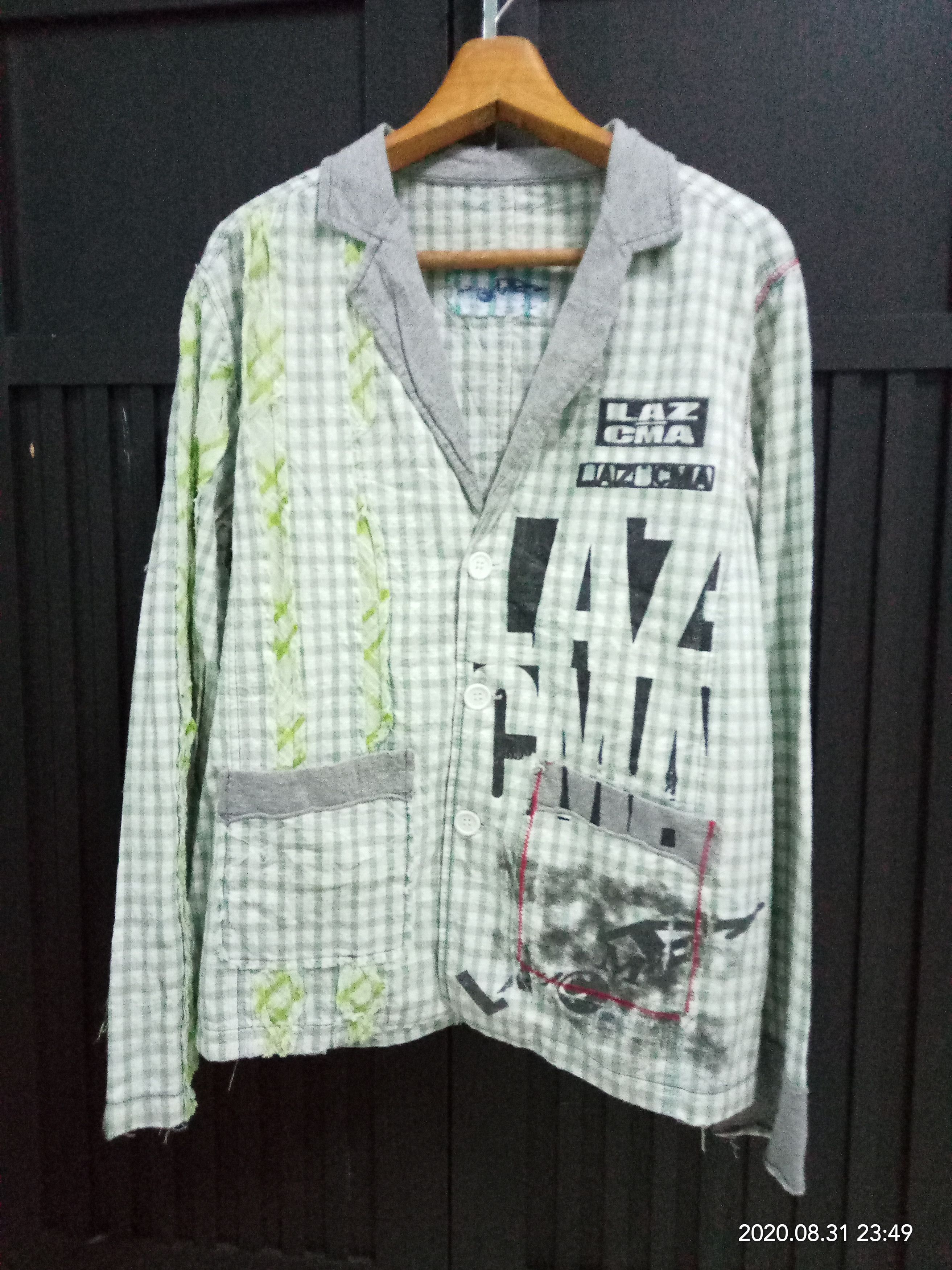 Japanese Brand Vintage Lazcma Arts grunge Jacket Fashion Pop streetwear Size US L / EU 52-54 / 3 - 1 Thumbnail