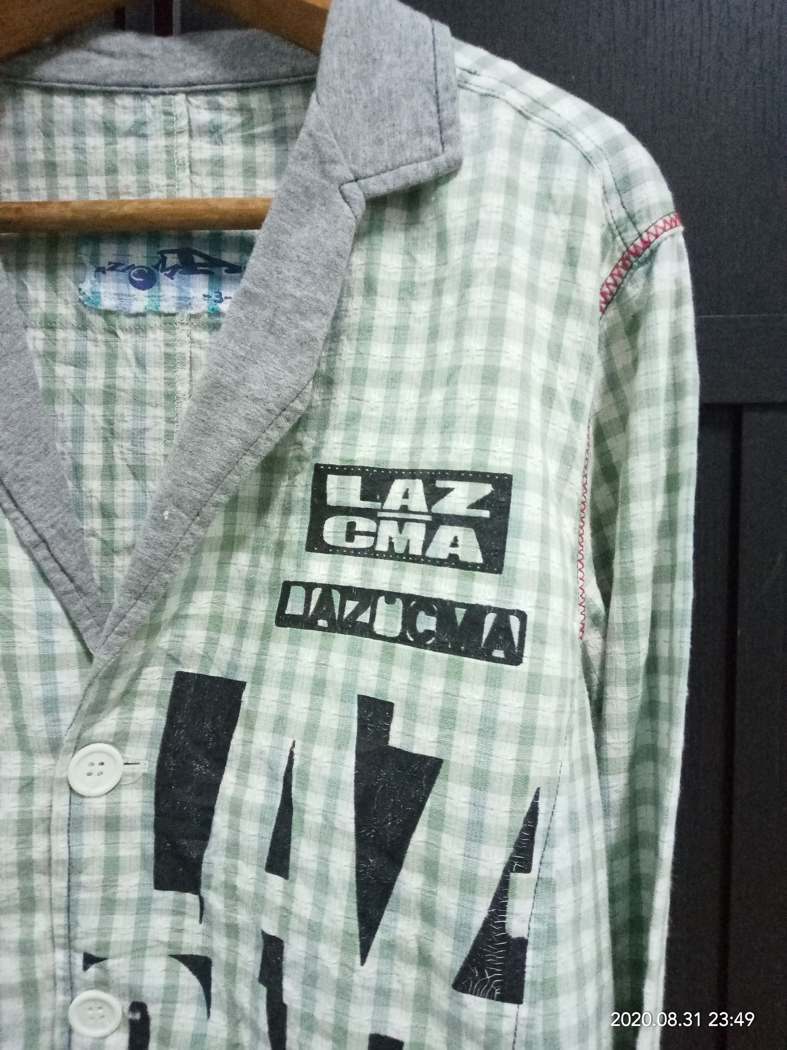 Japanese Brand Vintage Lazcma Arts grunge Jacket Fashion Pop streetwear Size US L / EU 52-54 / 3 - 4 Thumbnail